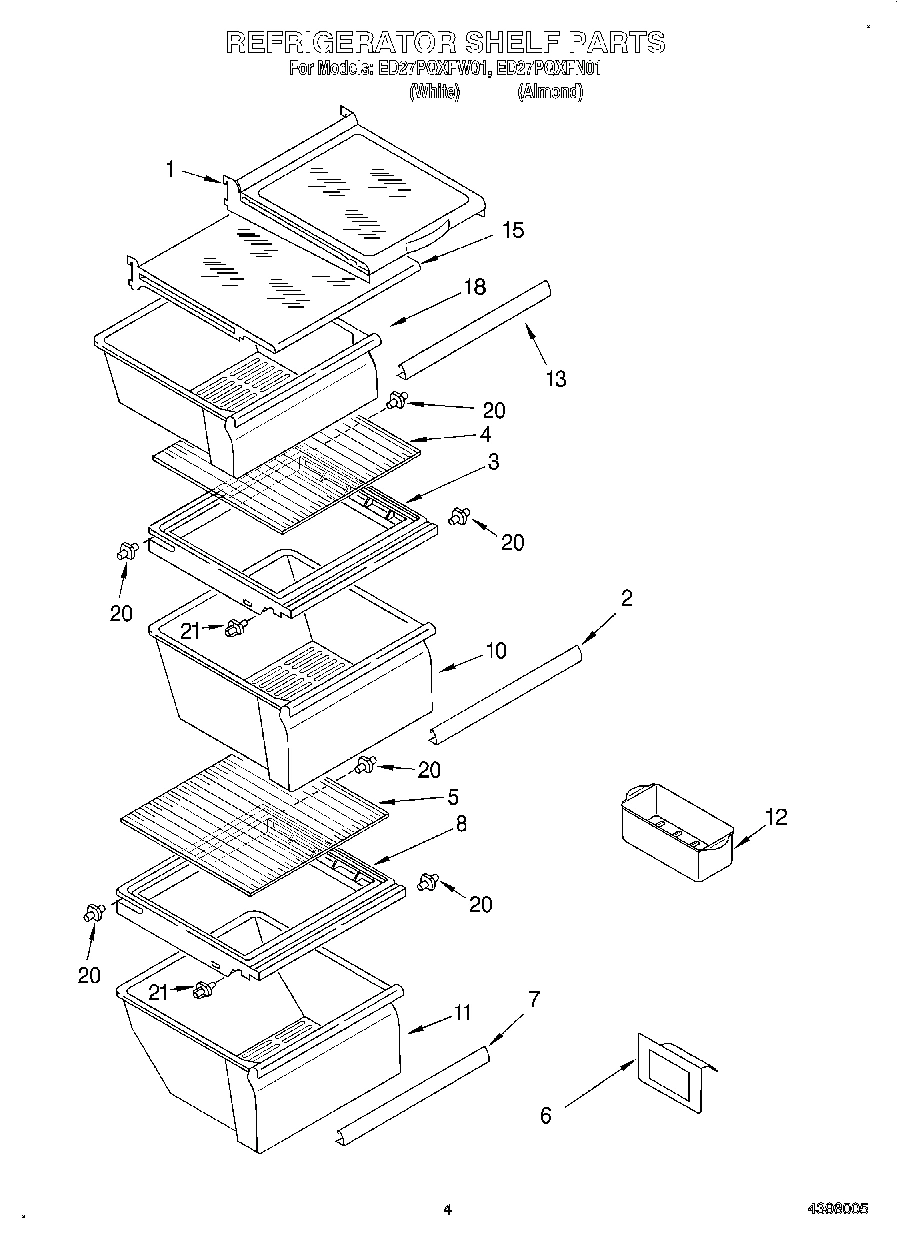 03 - REFRIGERATOR SHELF