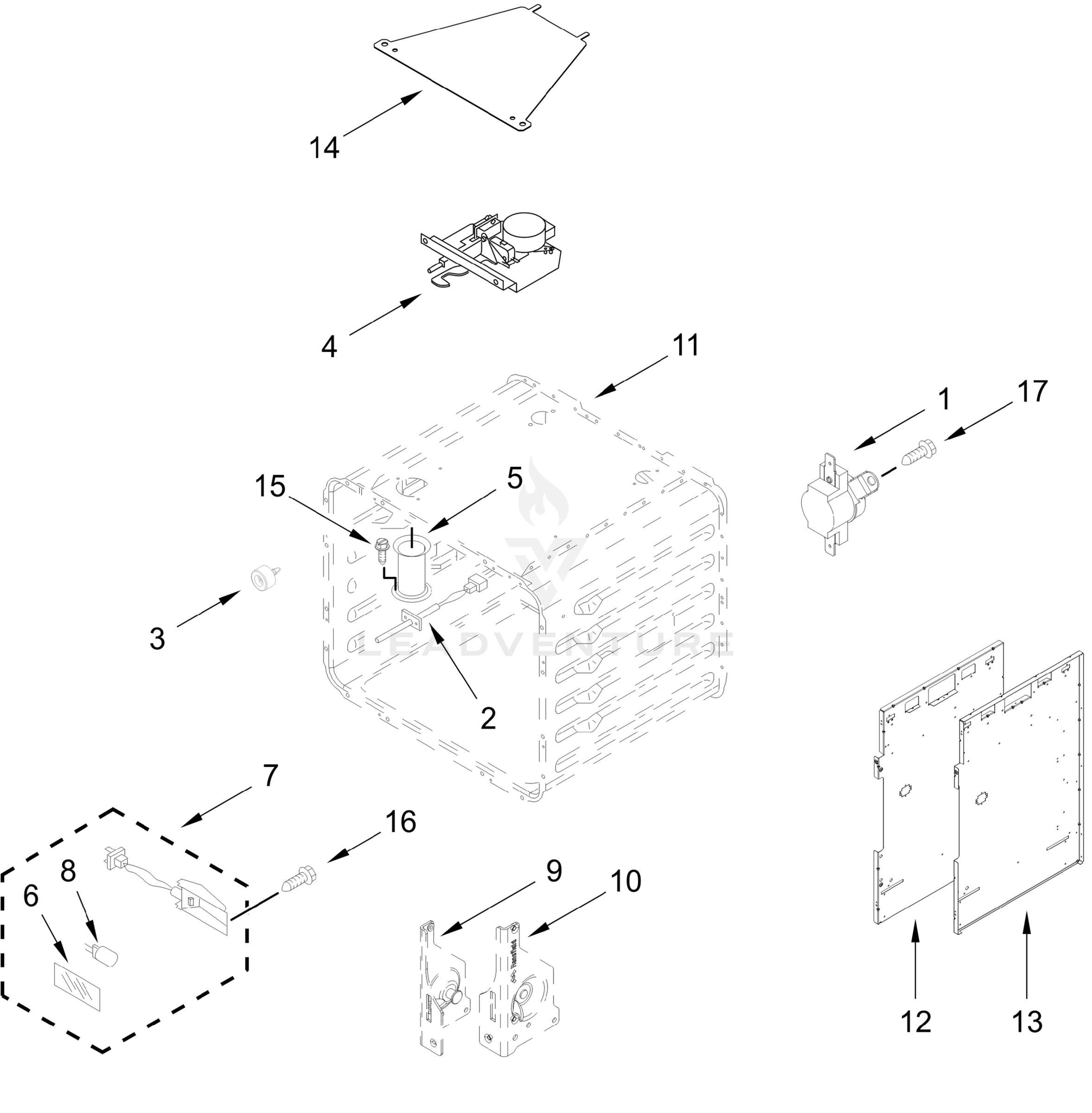 OVEN PARTS
