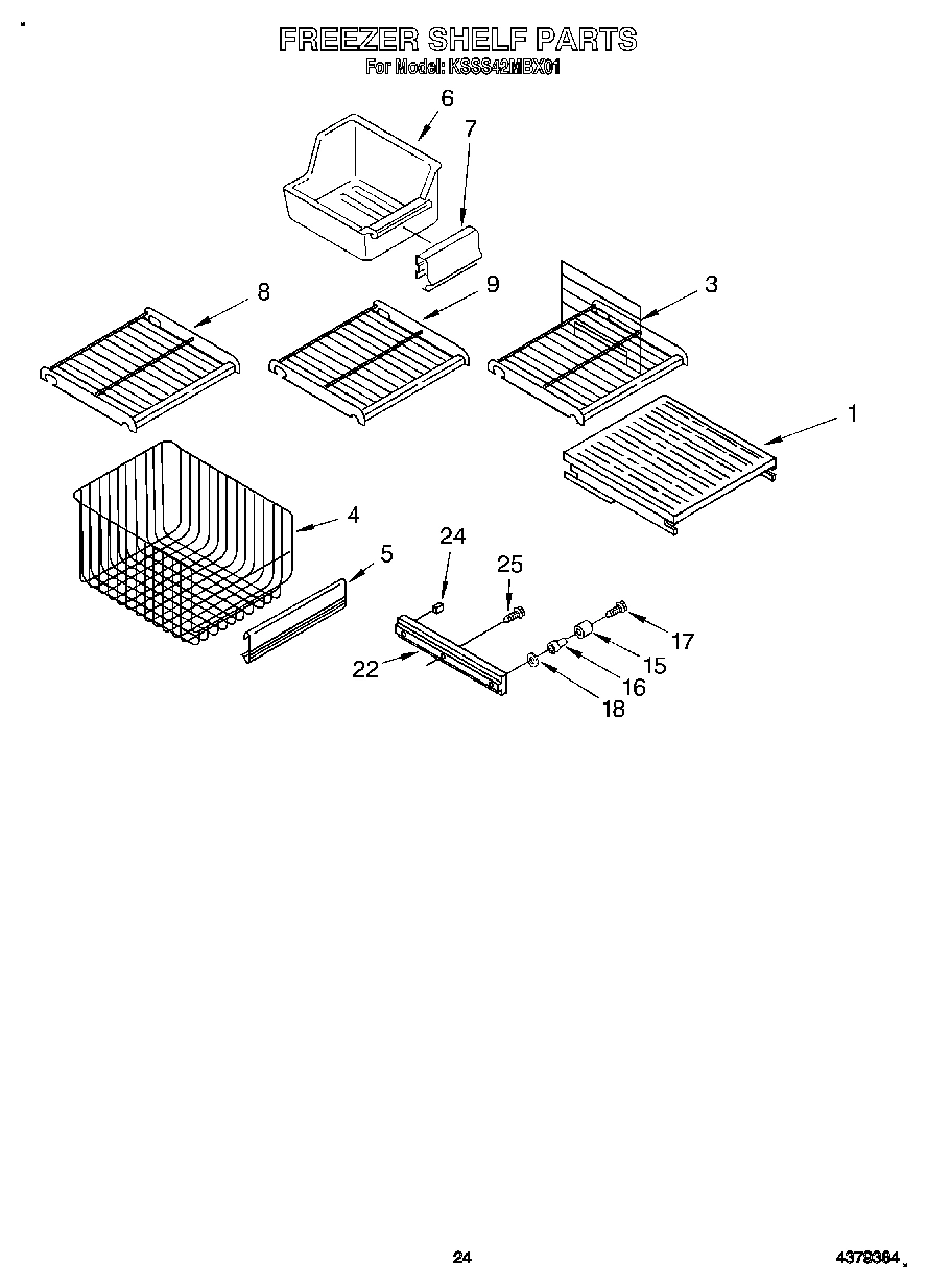 15 - FREEZER SHELF