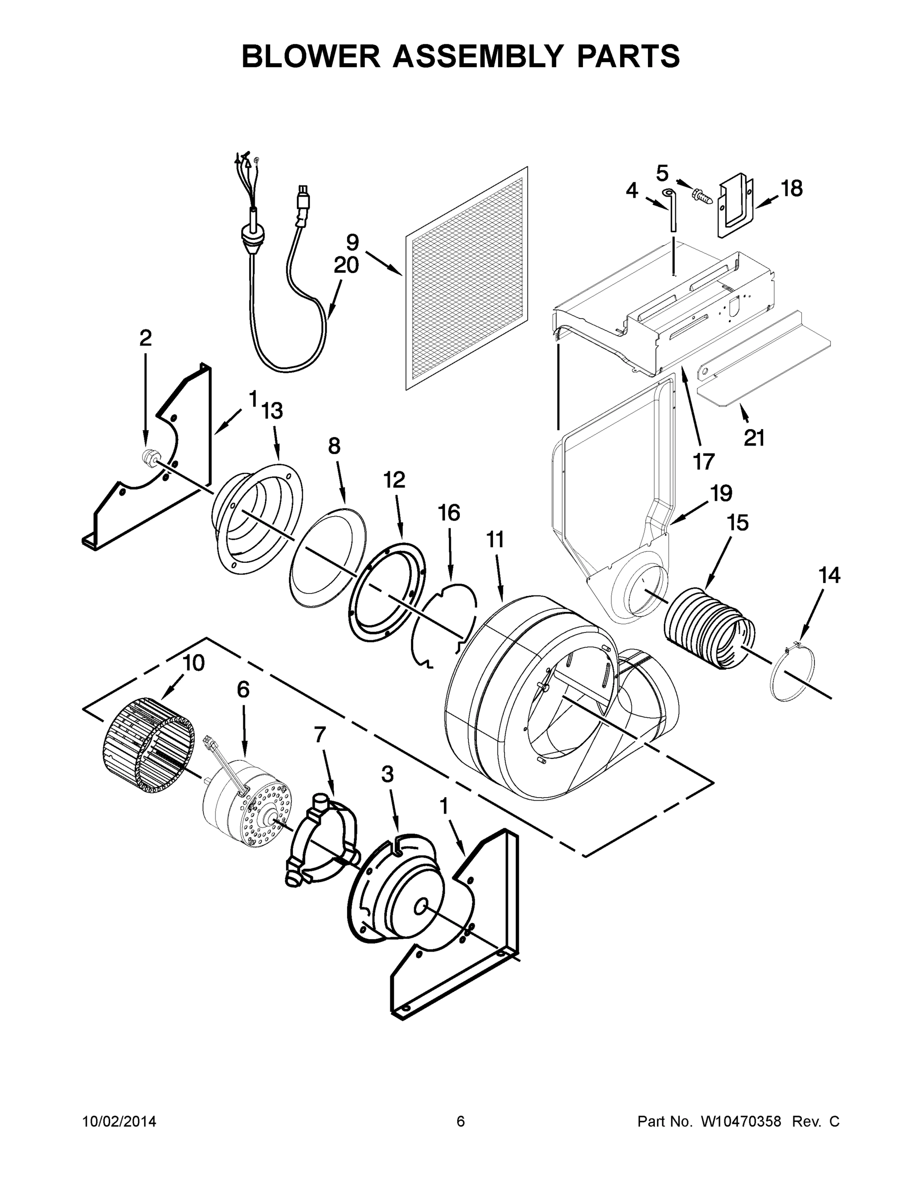 04 - BLOWER ASSEMBLY PARTS