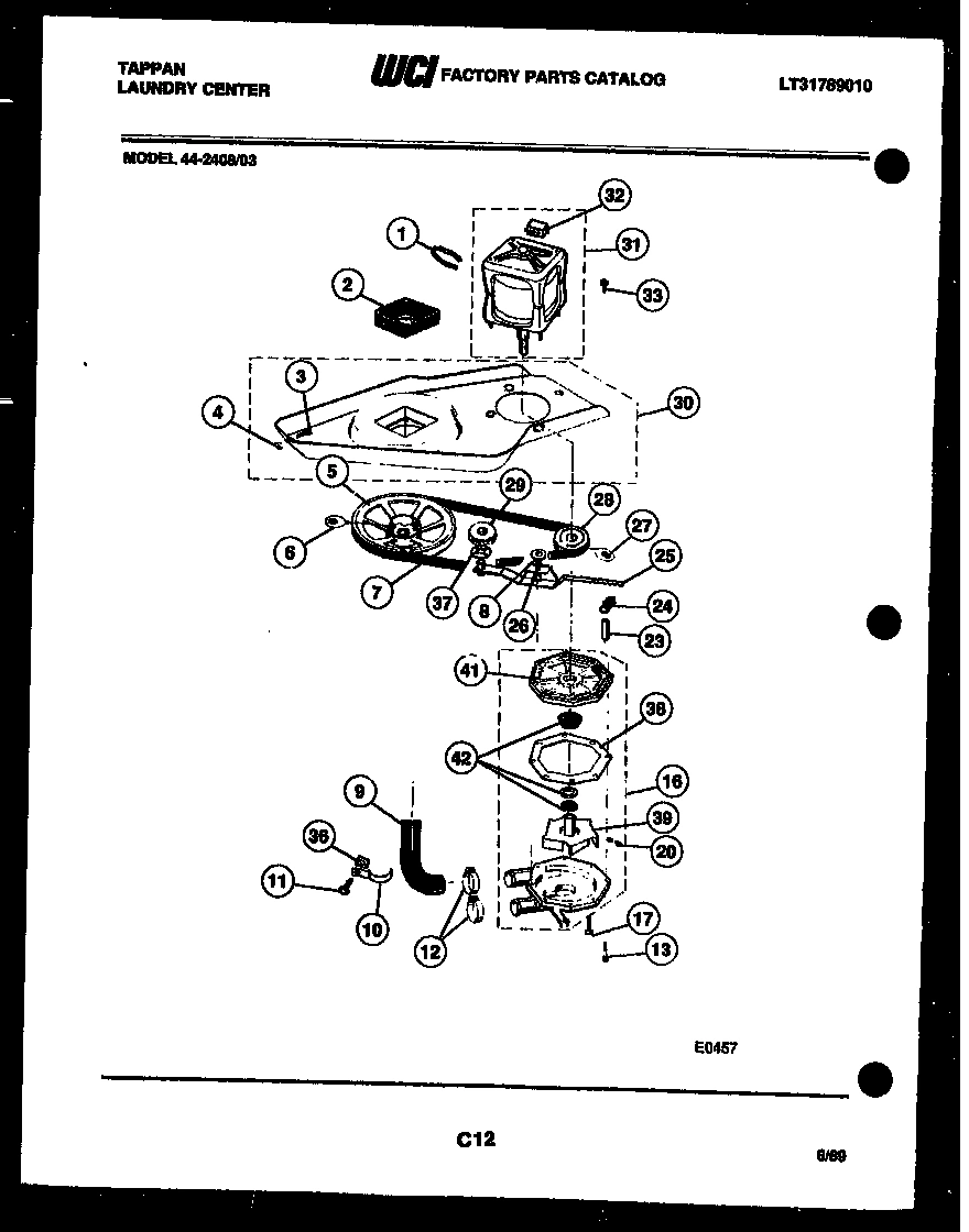 07 - WASHER DRIVE SYSTEM AND PUMP