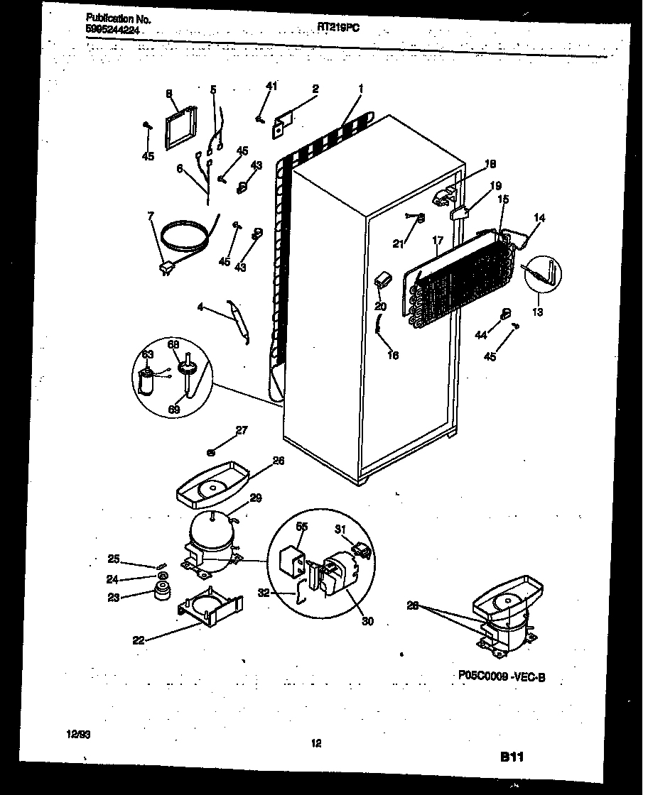07 - SYSTEM AND AUTOMATIC DEFROST PARTS