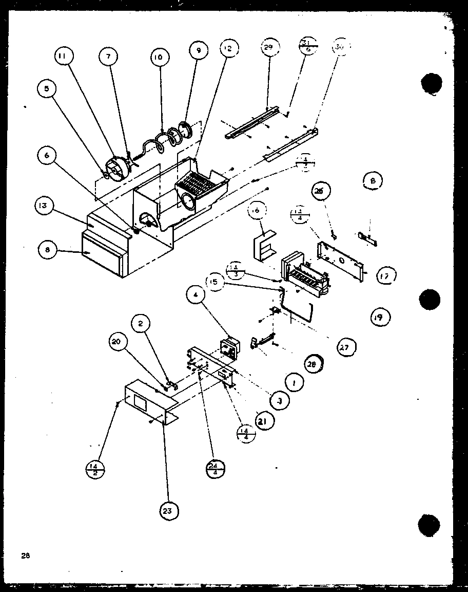 08 - ICE BUCKET AND ICE MAKER