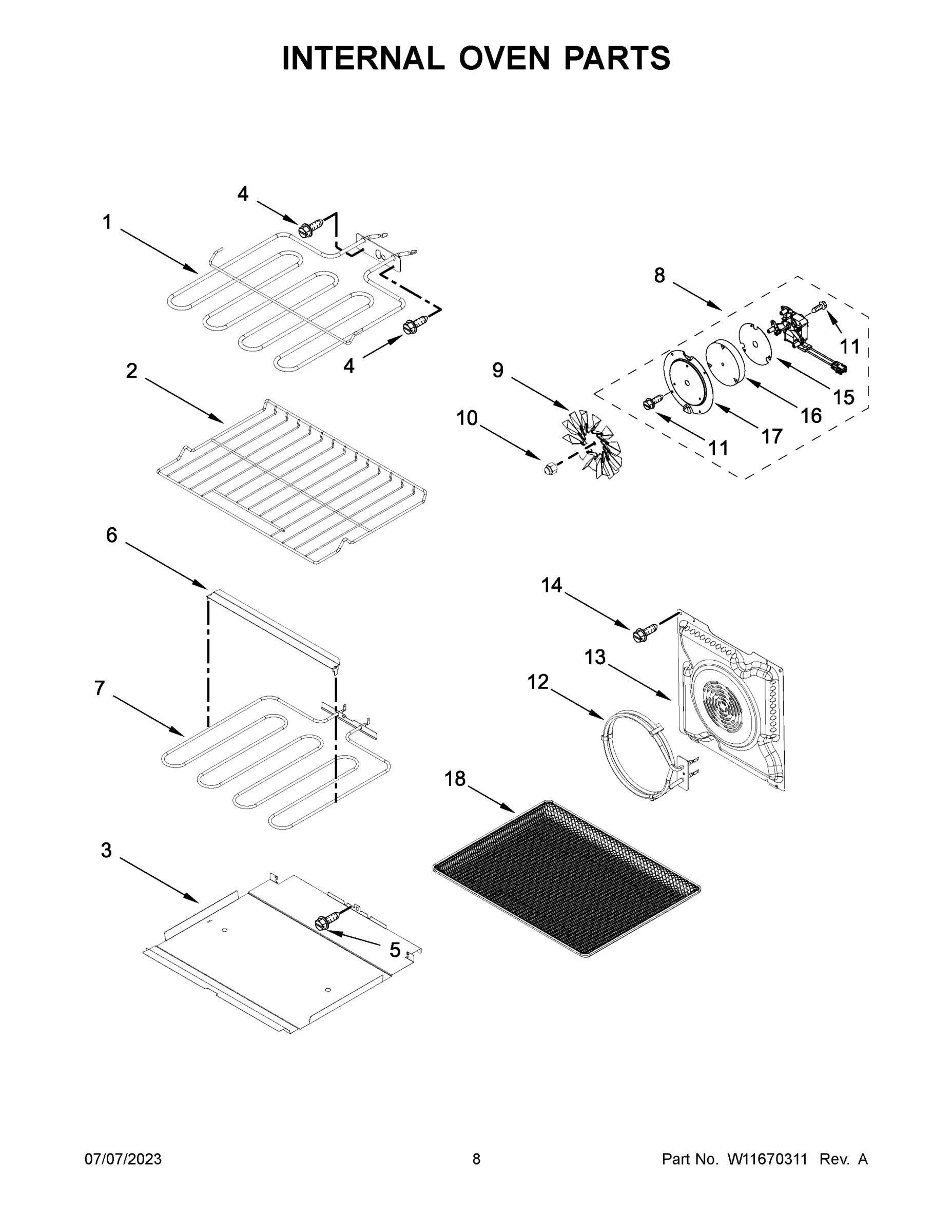 05 - INTERNAL OVEN PARTS