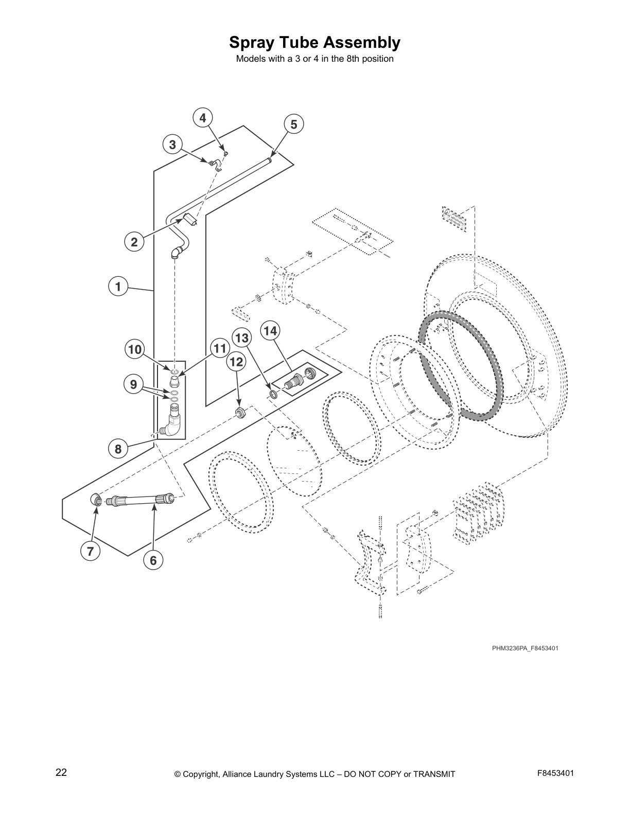 Spray Tube Assembly