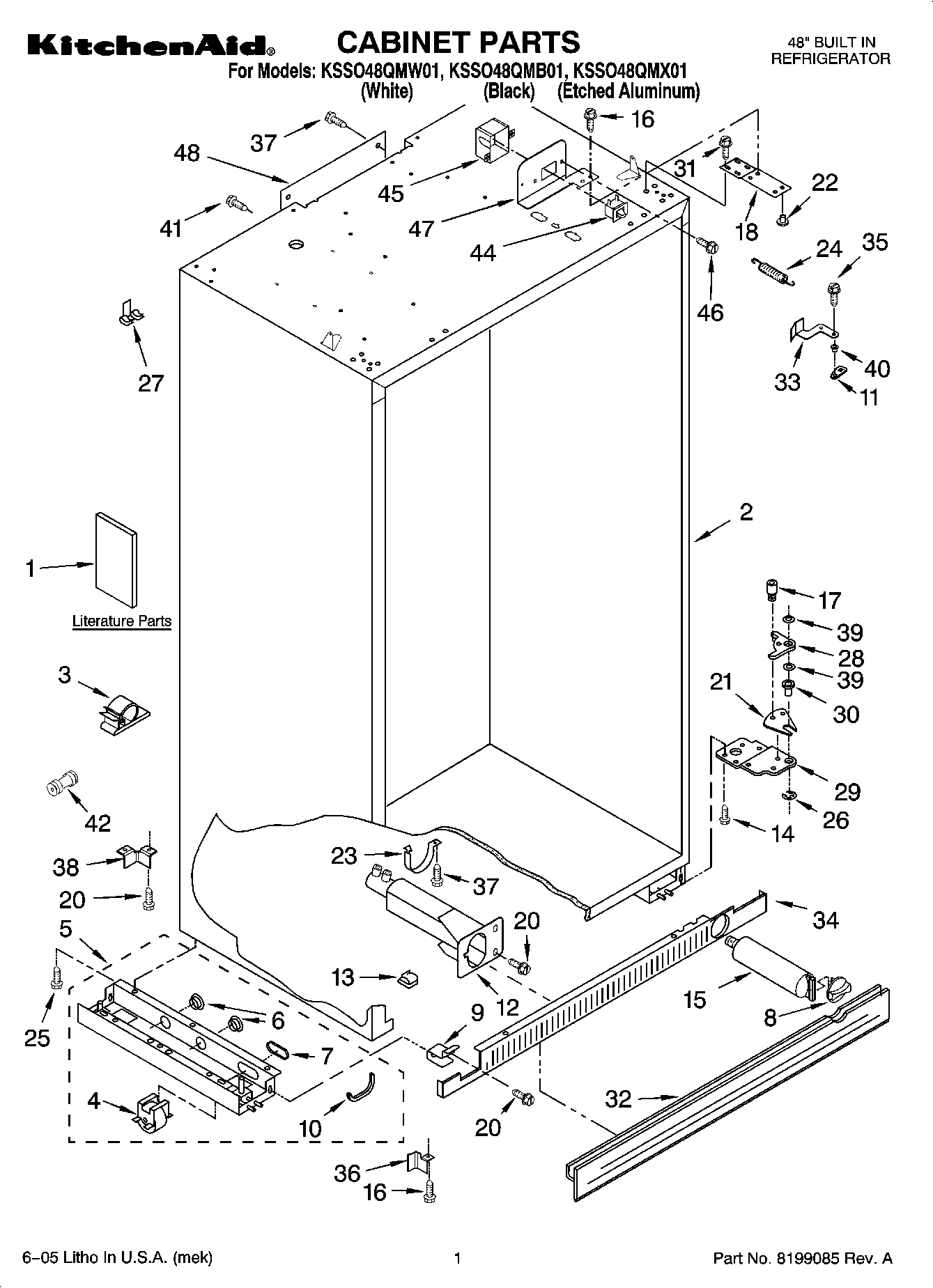 01 - CABINET PARTS