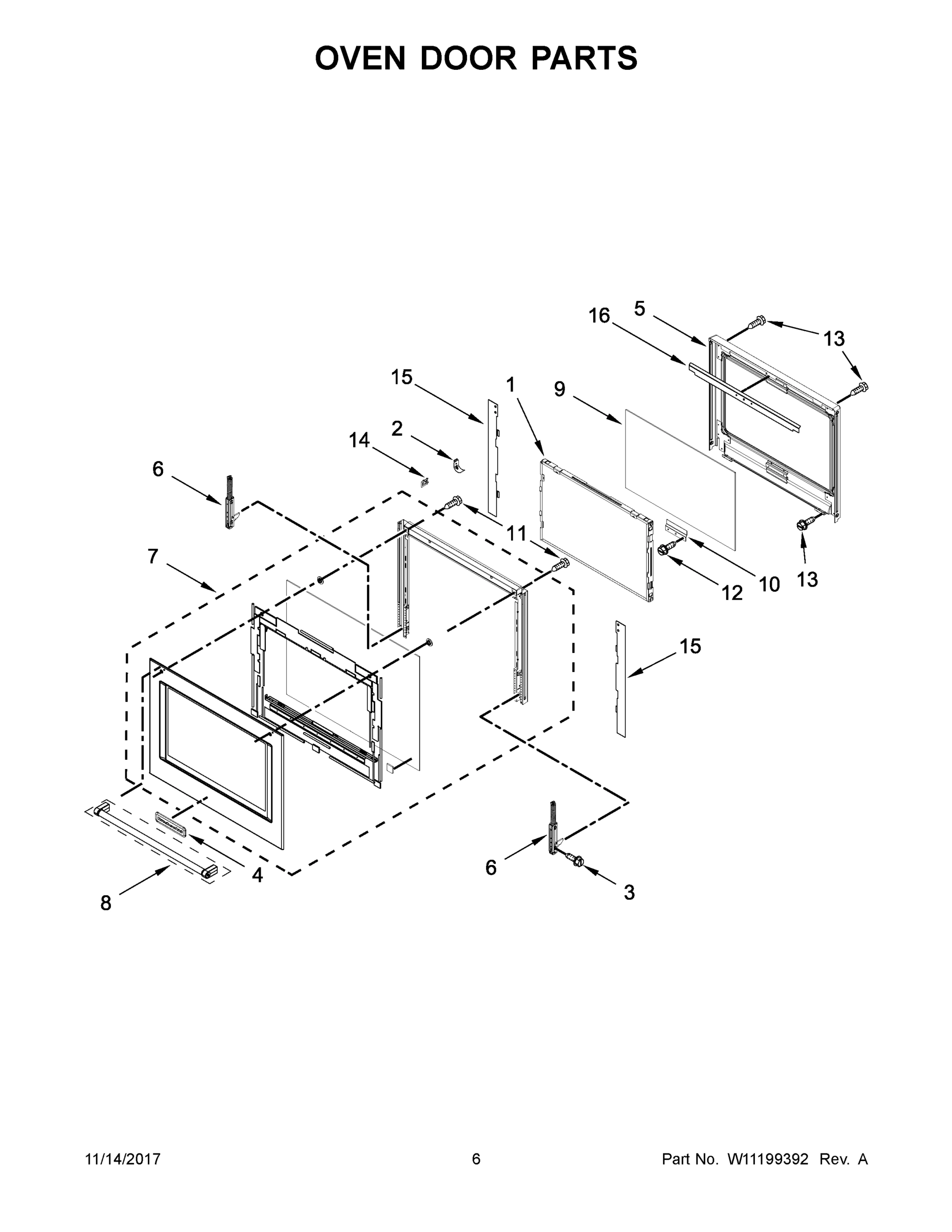 04 - OVEN DOOR PARTS