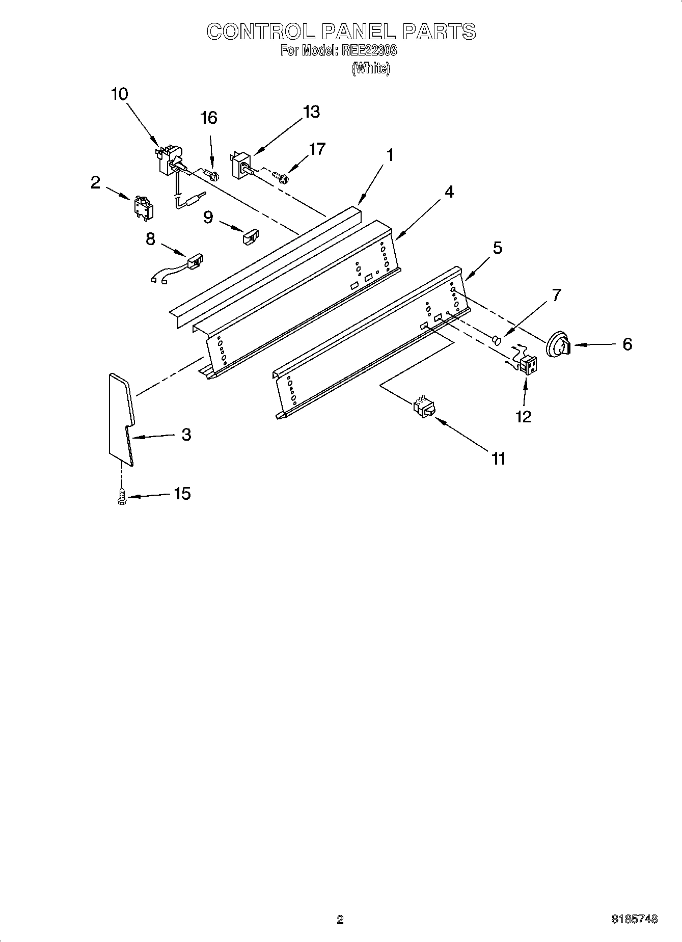 02 - CONTROL PANEL PARTS