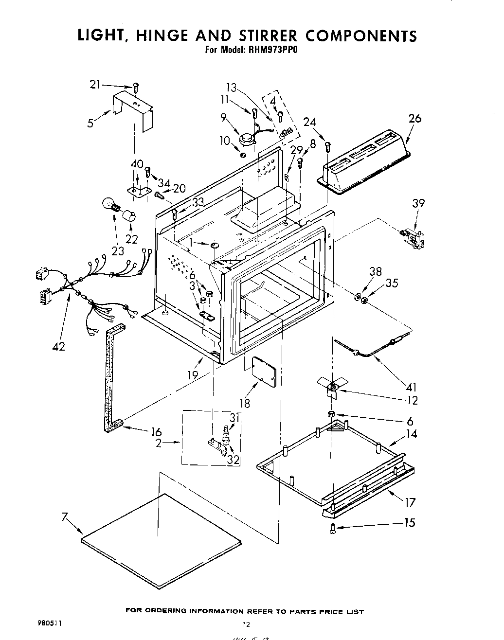 07 - LIGHT, HINGE AND STIRRER