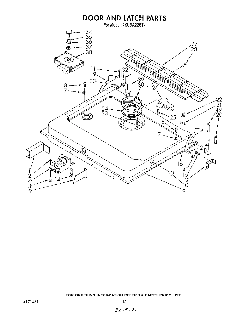 13 - DOOR AND LATCH