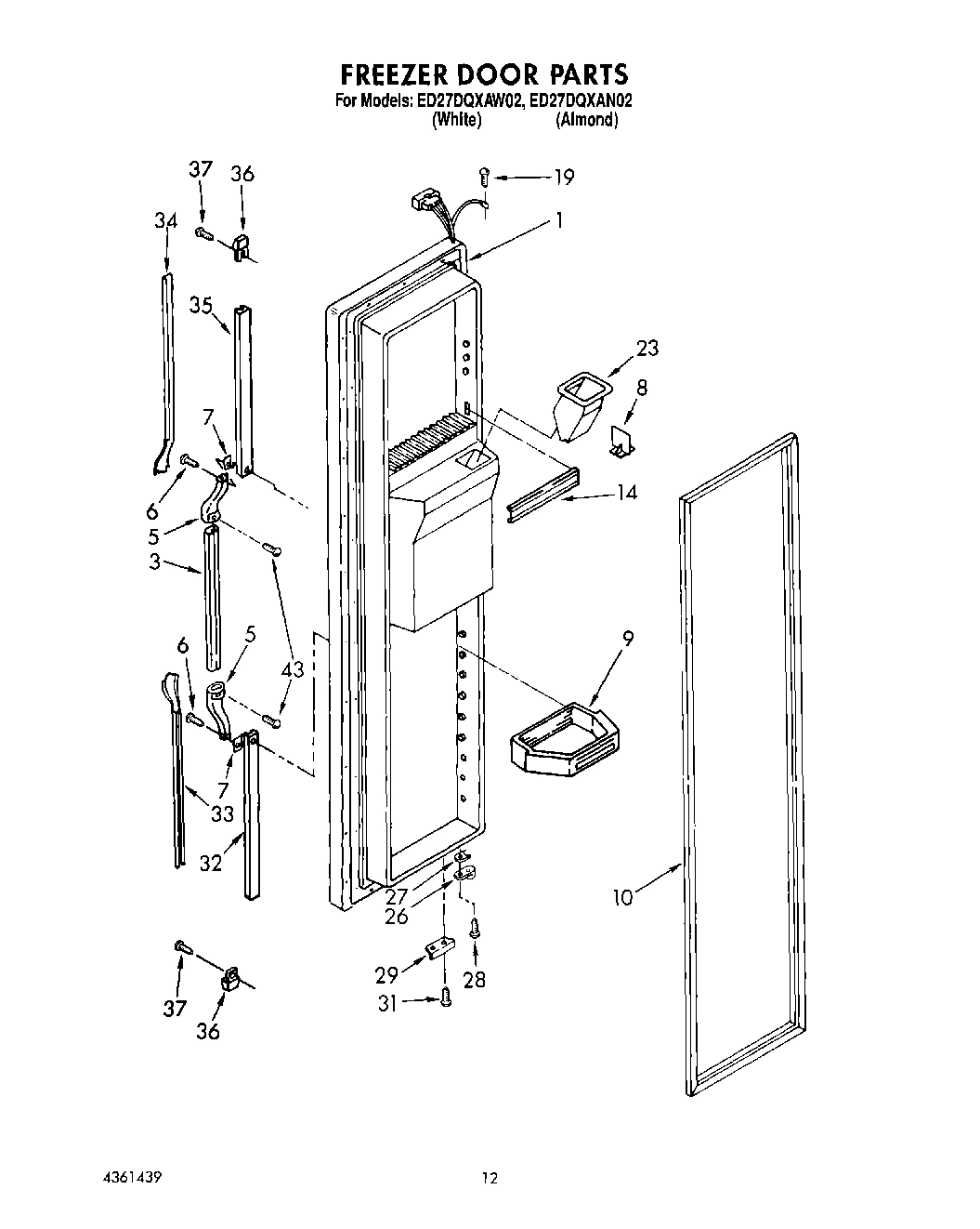 07 - FREEZER DOOR