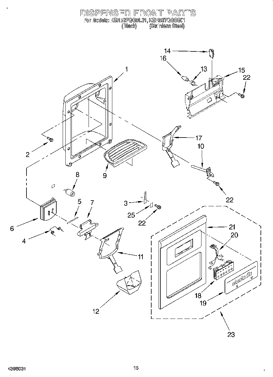 08 - DISPENSER FRONT