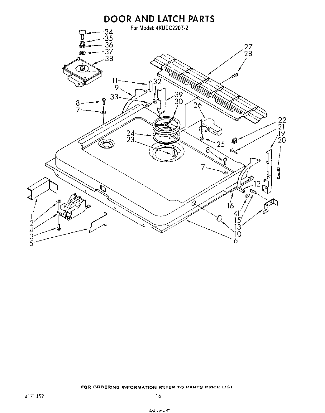 13 - DOOR AND LATCH