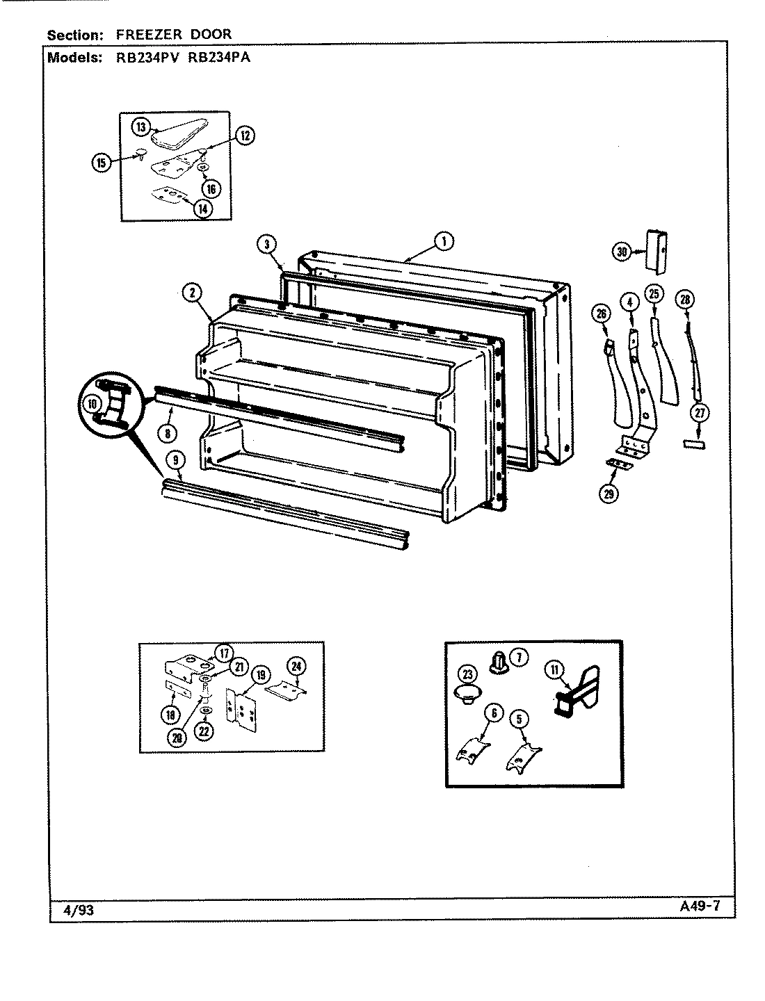 03 - FREEZER DOOR