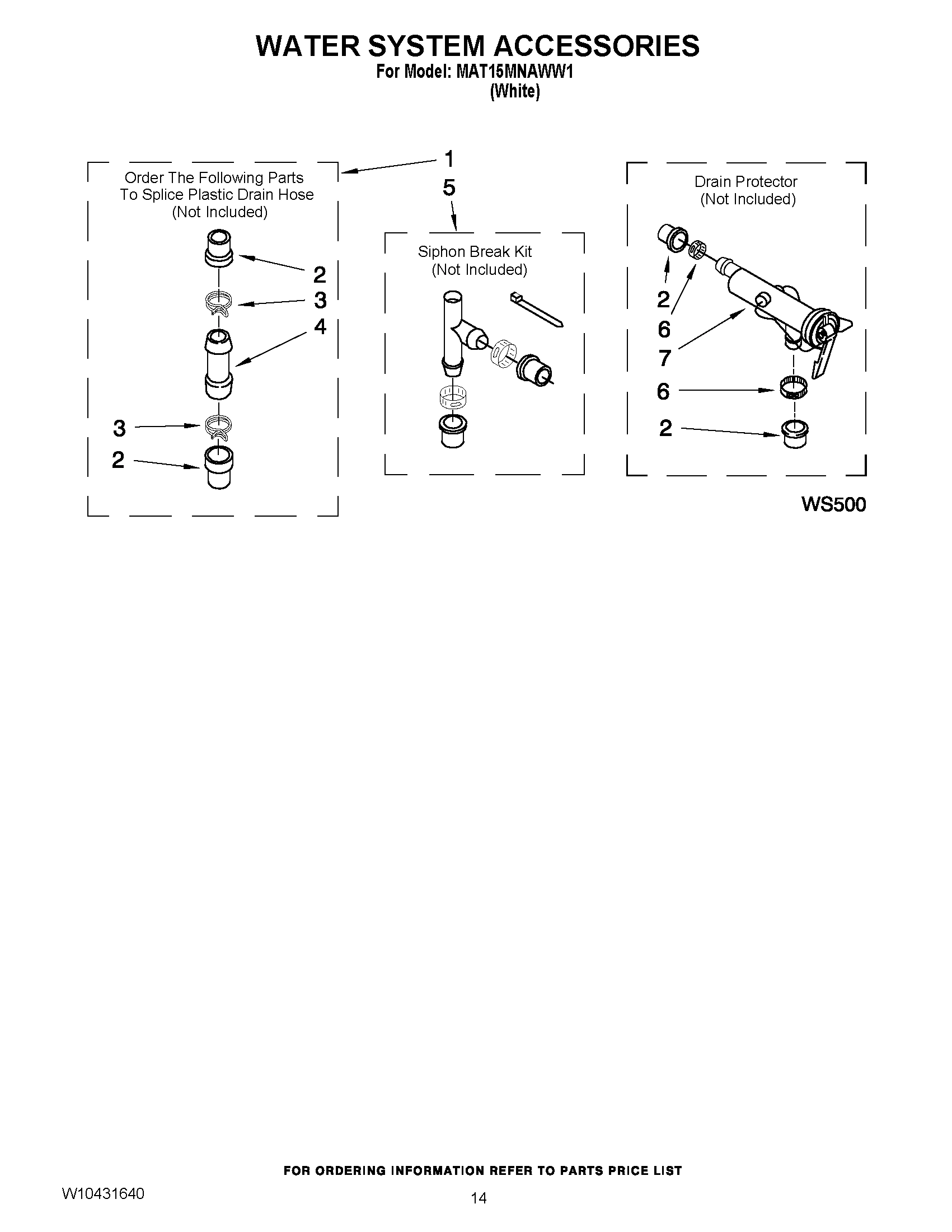 09 - WATER SYSTEM ACCESSORIES