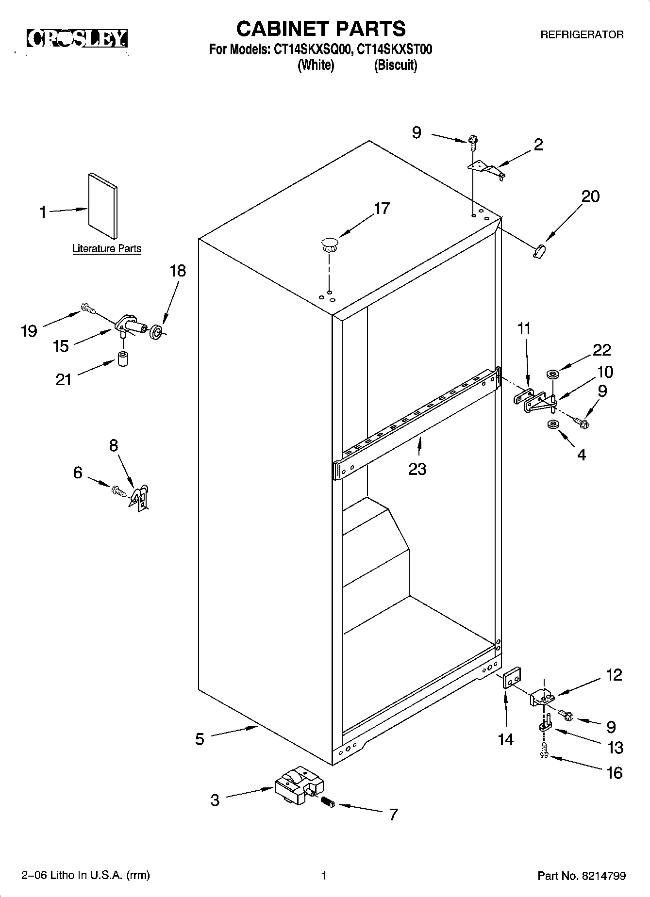 01 - CABINET PARTS