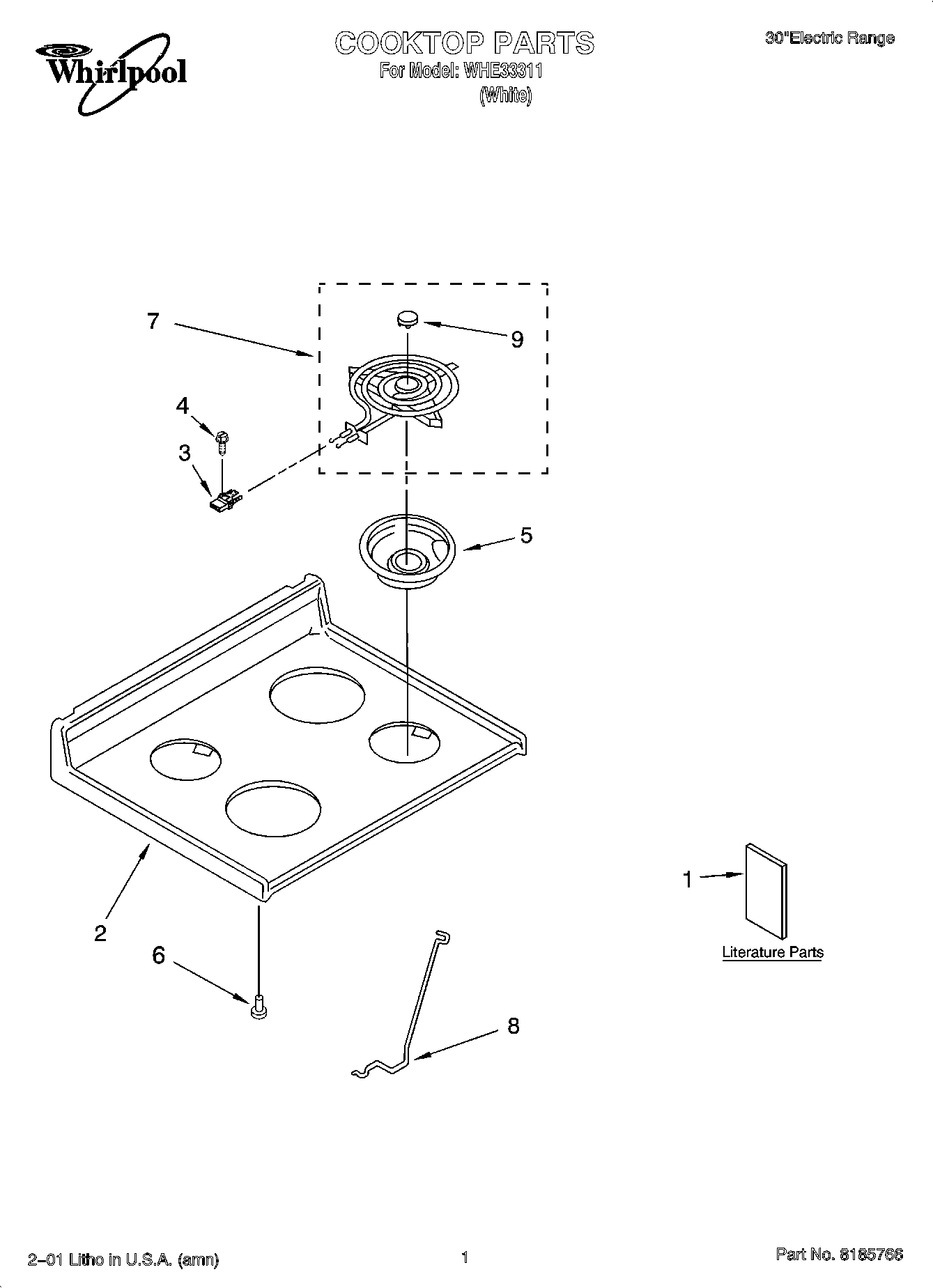 01 - COOKTOP PARTS