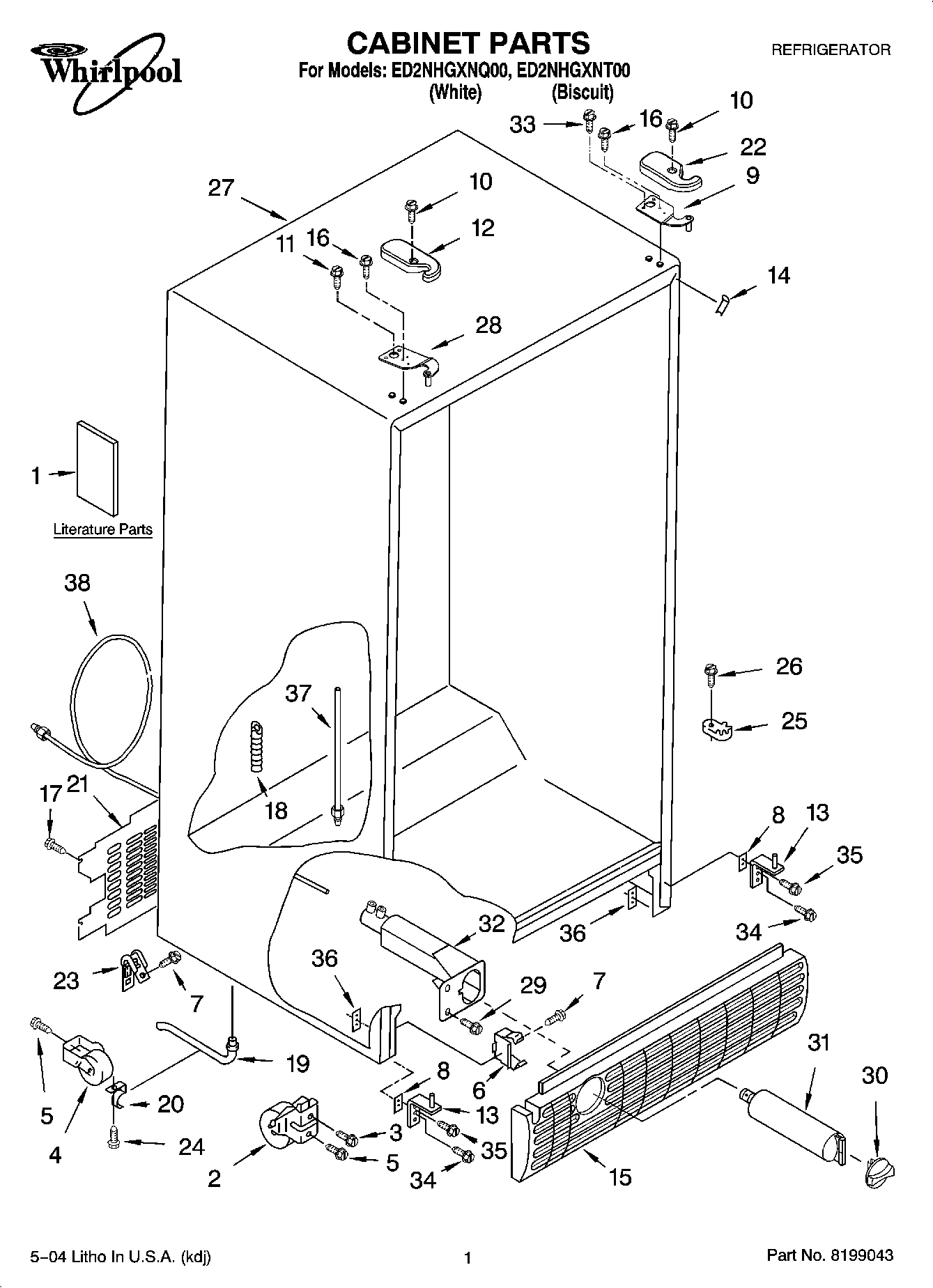 01 - CABINET PARTS