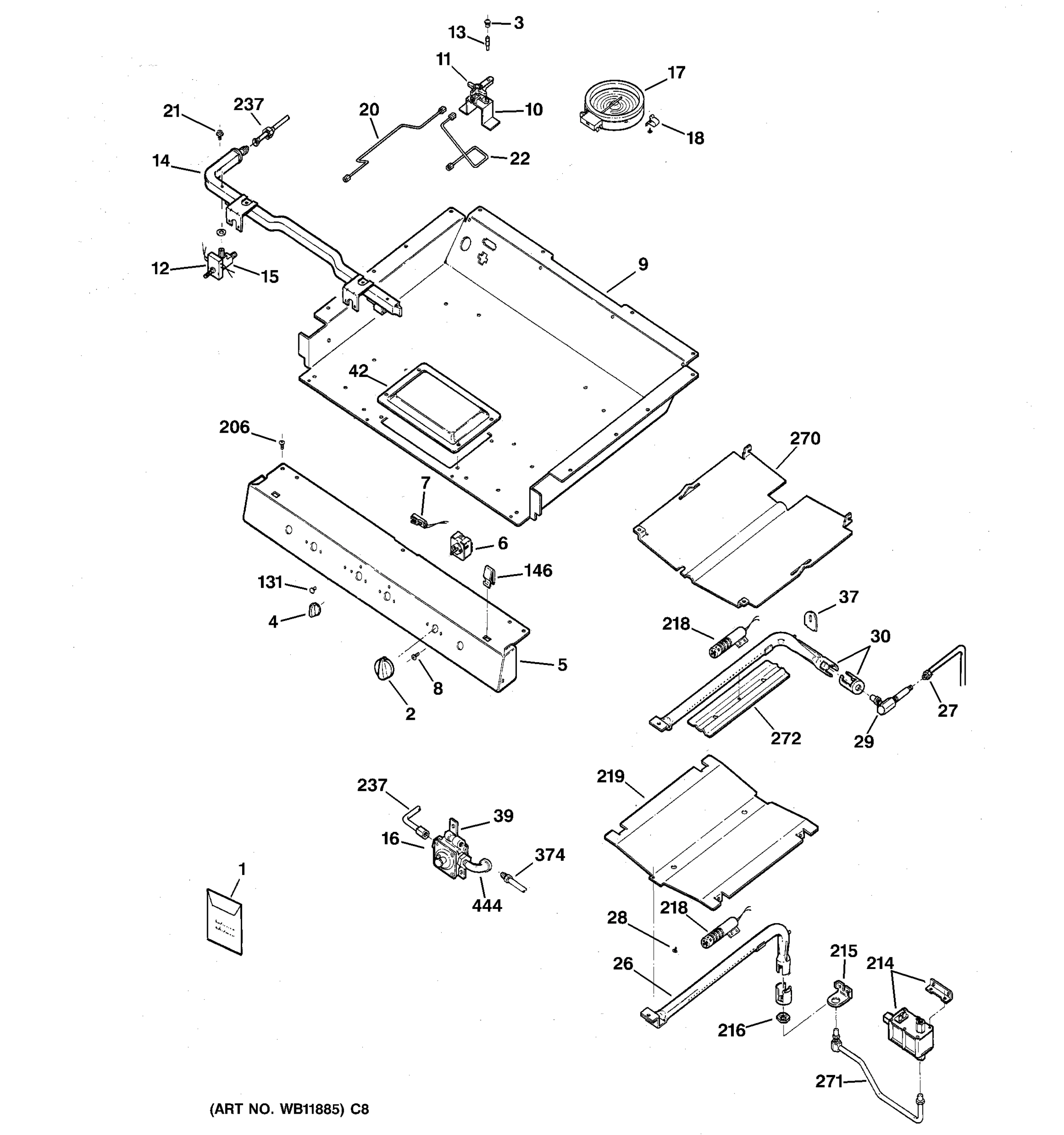 GAS & BURNER PARTS