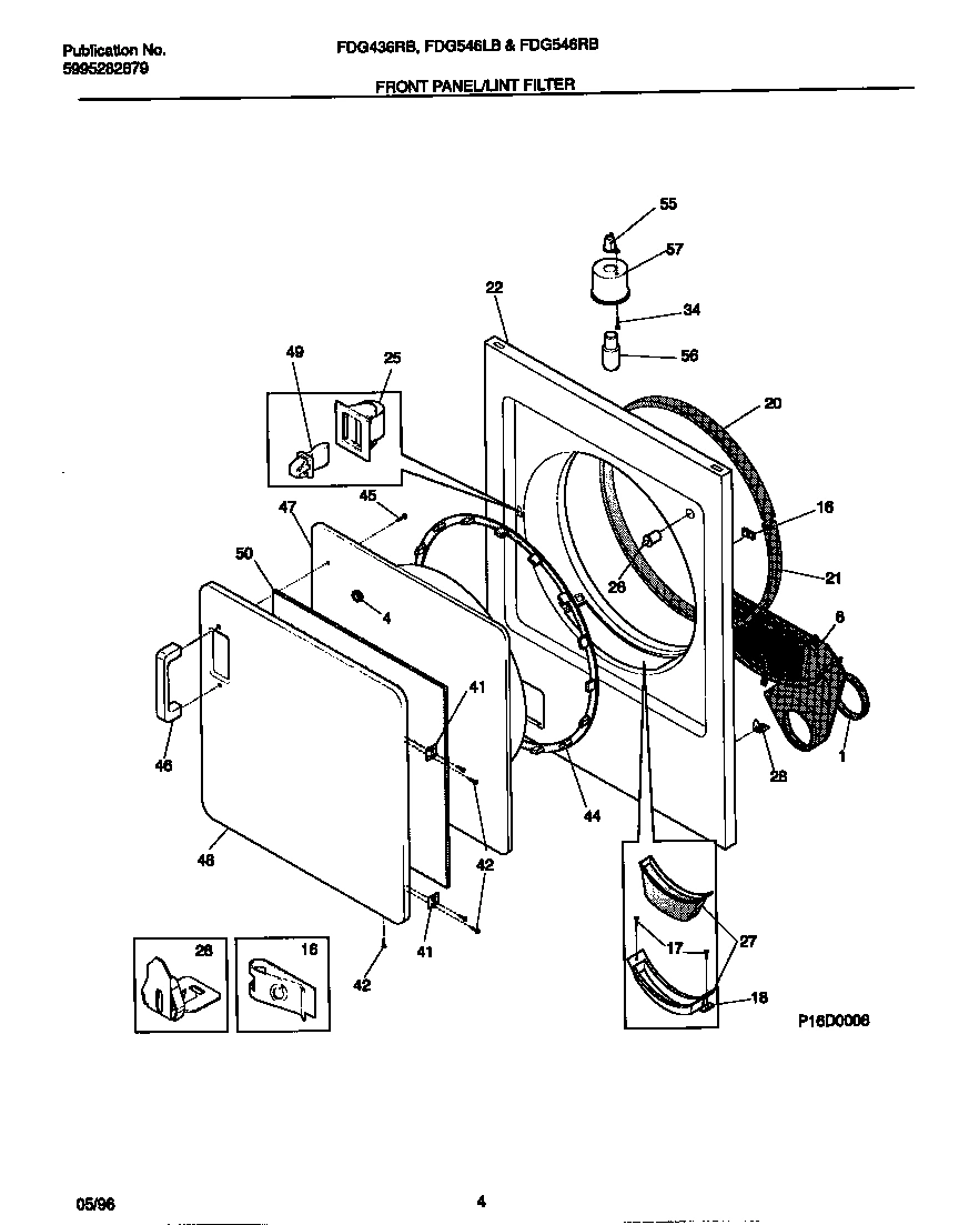 03 - FRONT PANEL/LINT FILTER