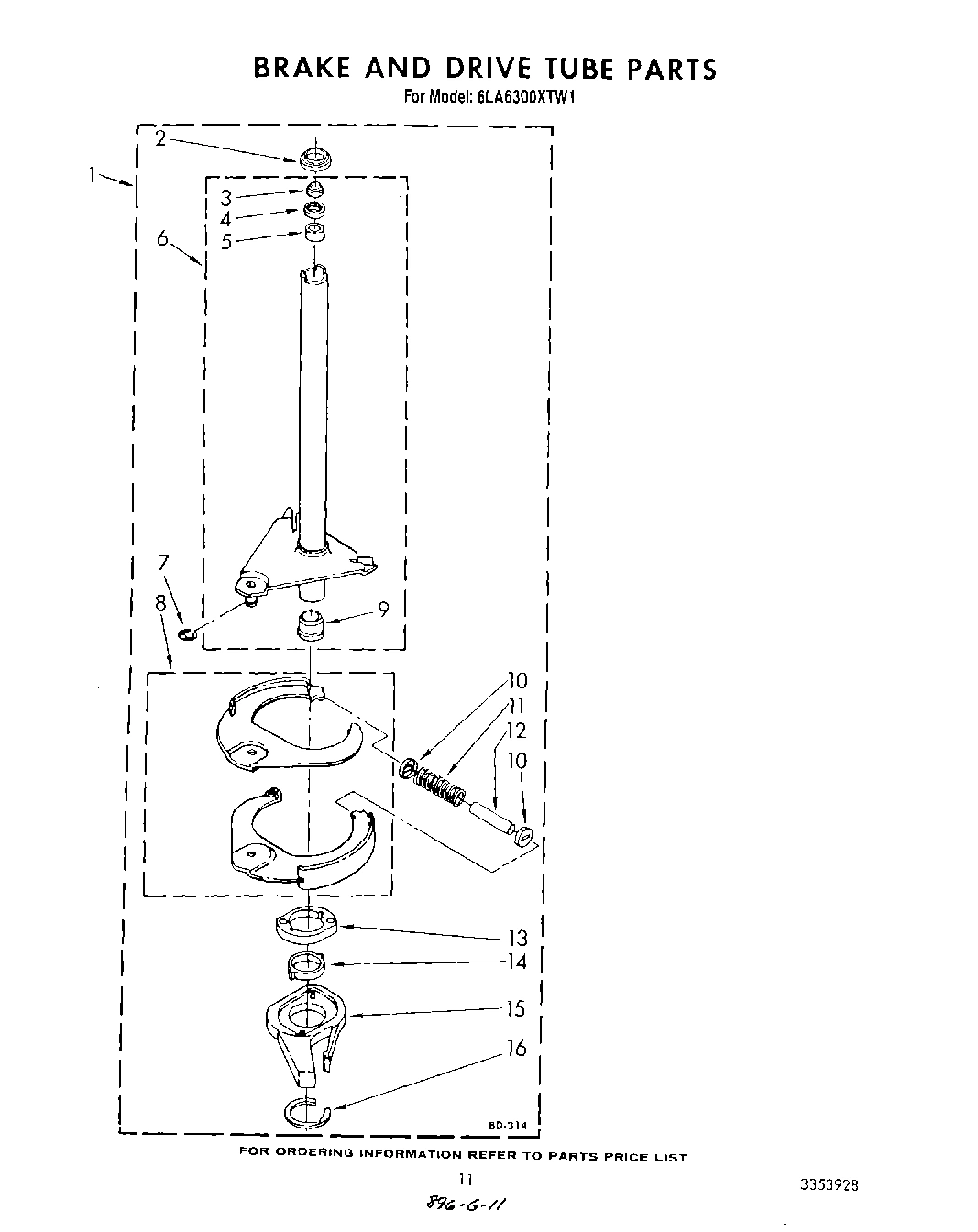 09 - BRAKE AND DRIVE TUBE
