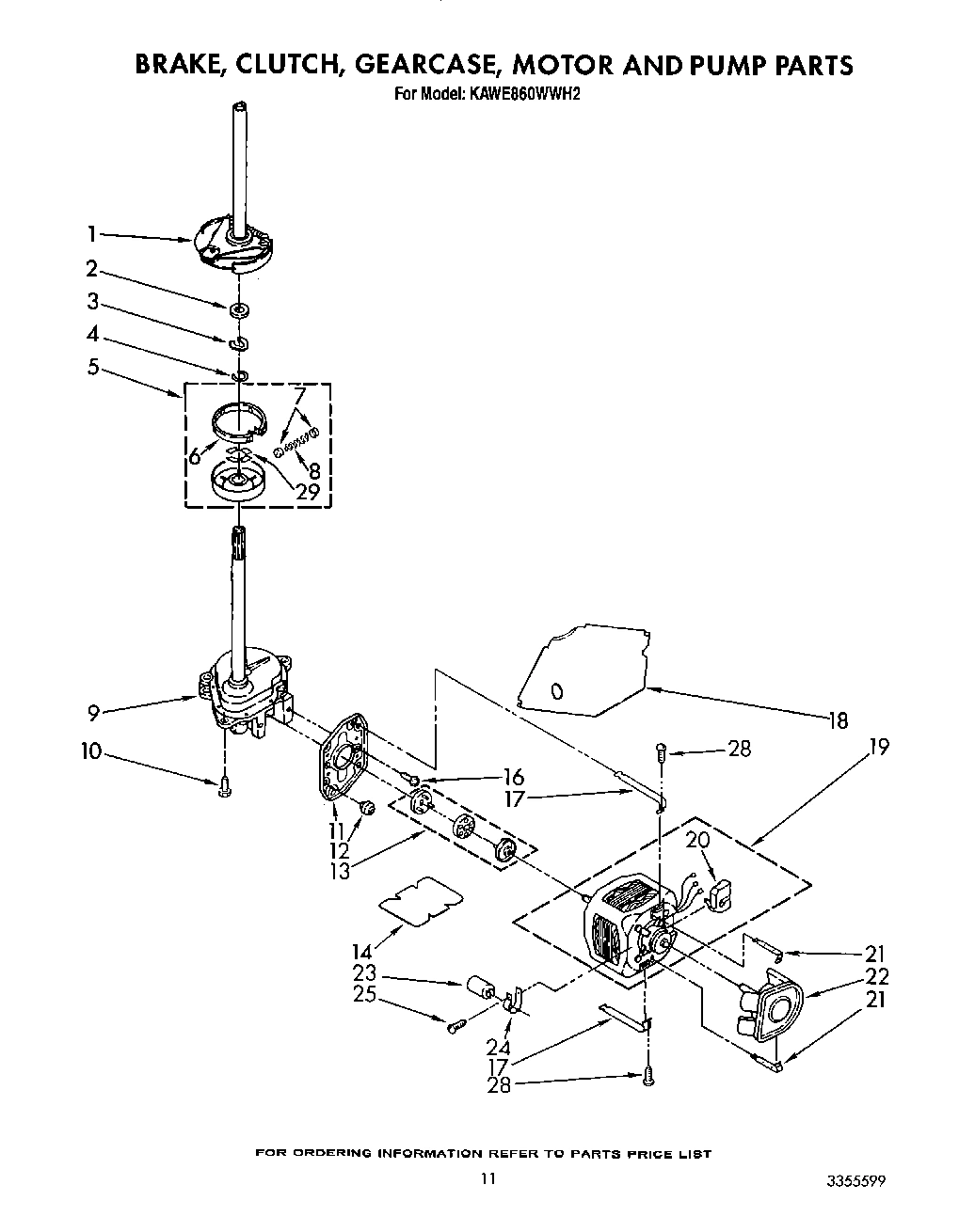 08 - BRAKE, CLUTCH, GEARCASE, MOTOR AND PUMP