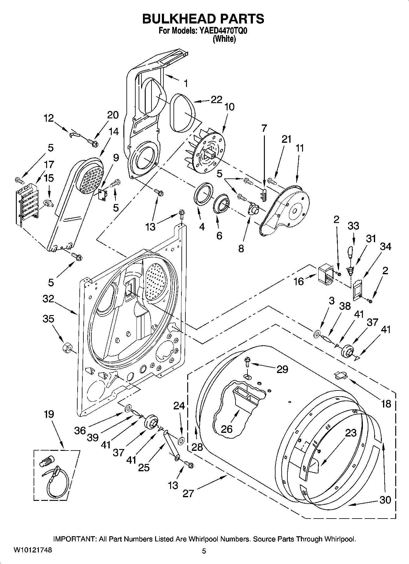 03 - BULKHEAD PARTS, OPTIONAL PARTS (NOT INCLUDED)