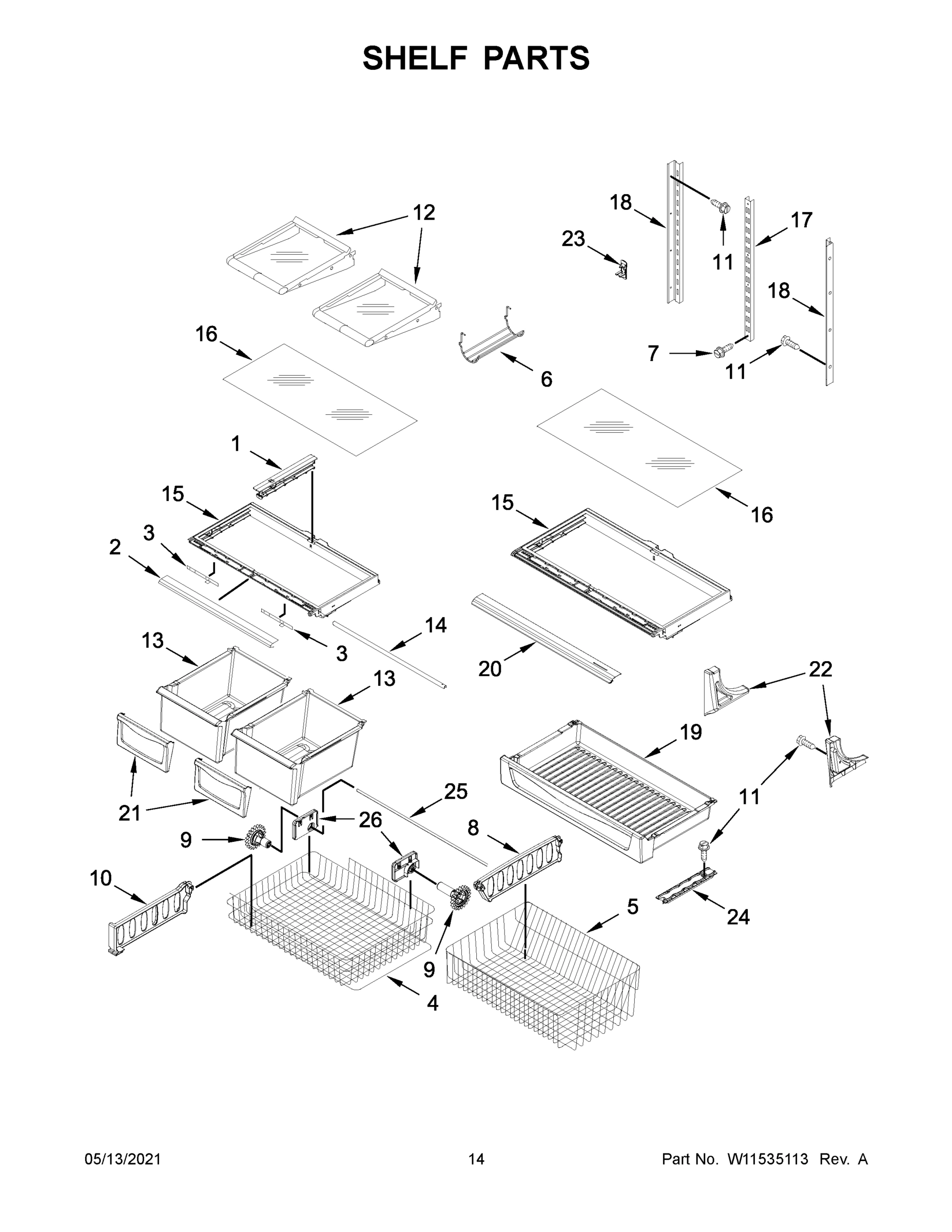 08 - SHELF PARTS