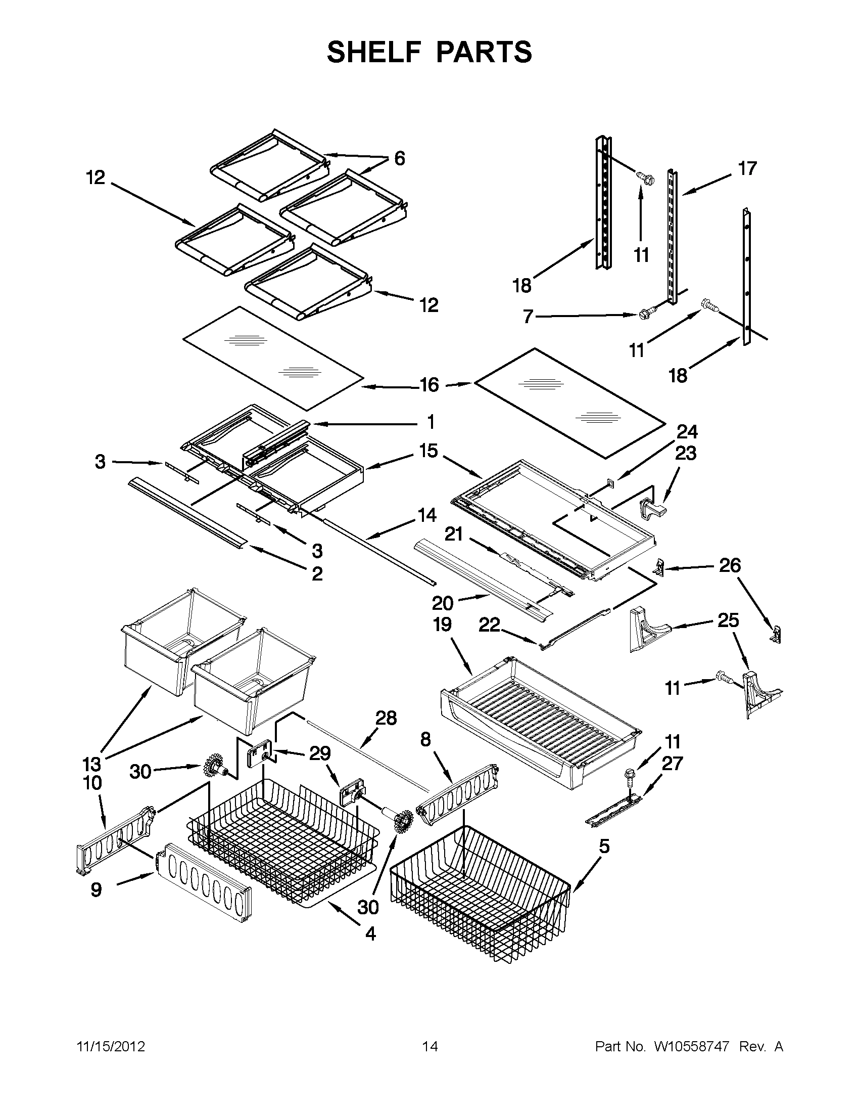 07 - SHELF PARTS