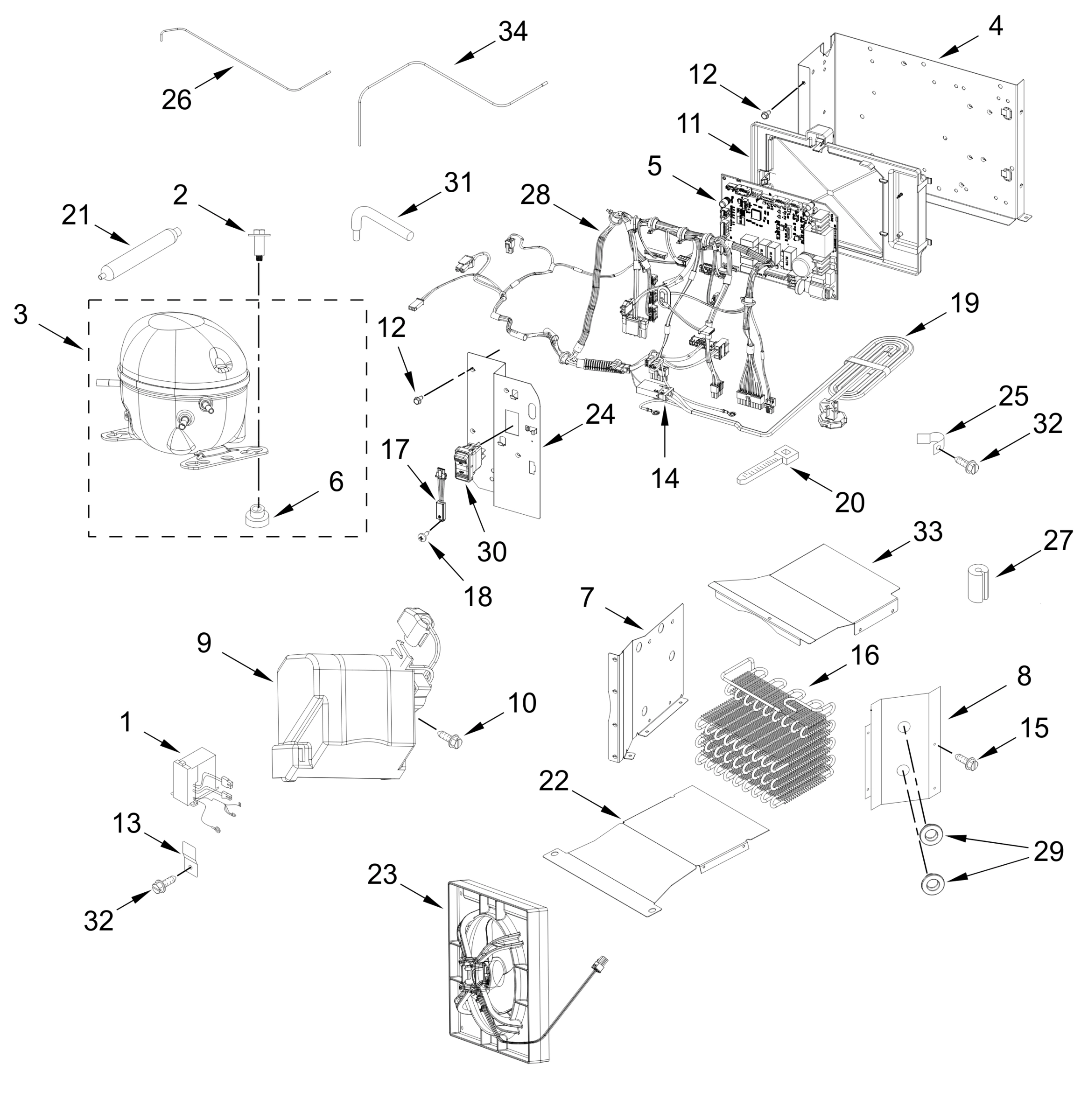 UPPER UNIT PARTS