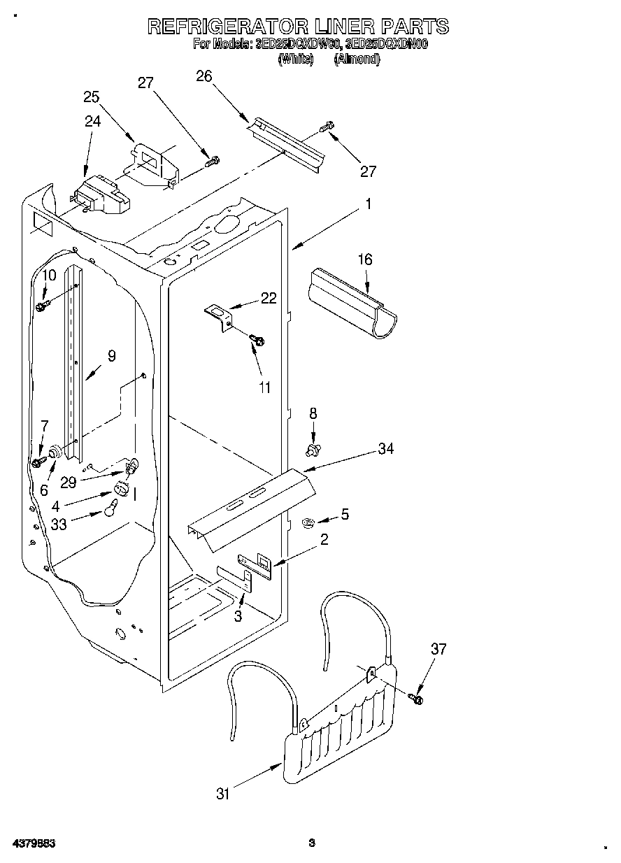 02 - REFRIGERATOR LINER