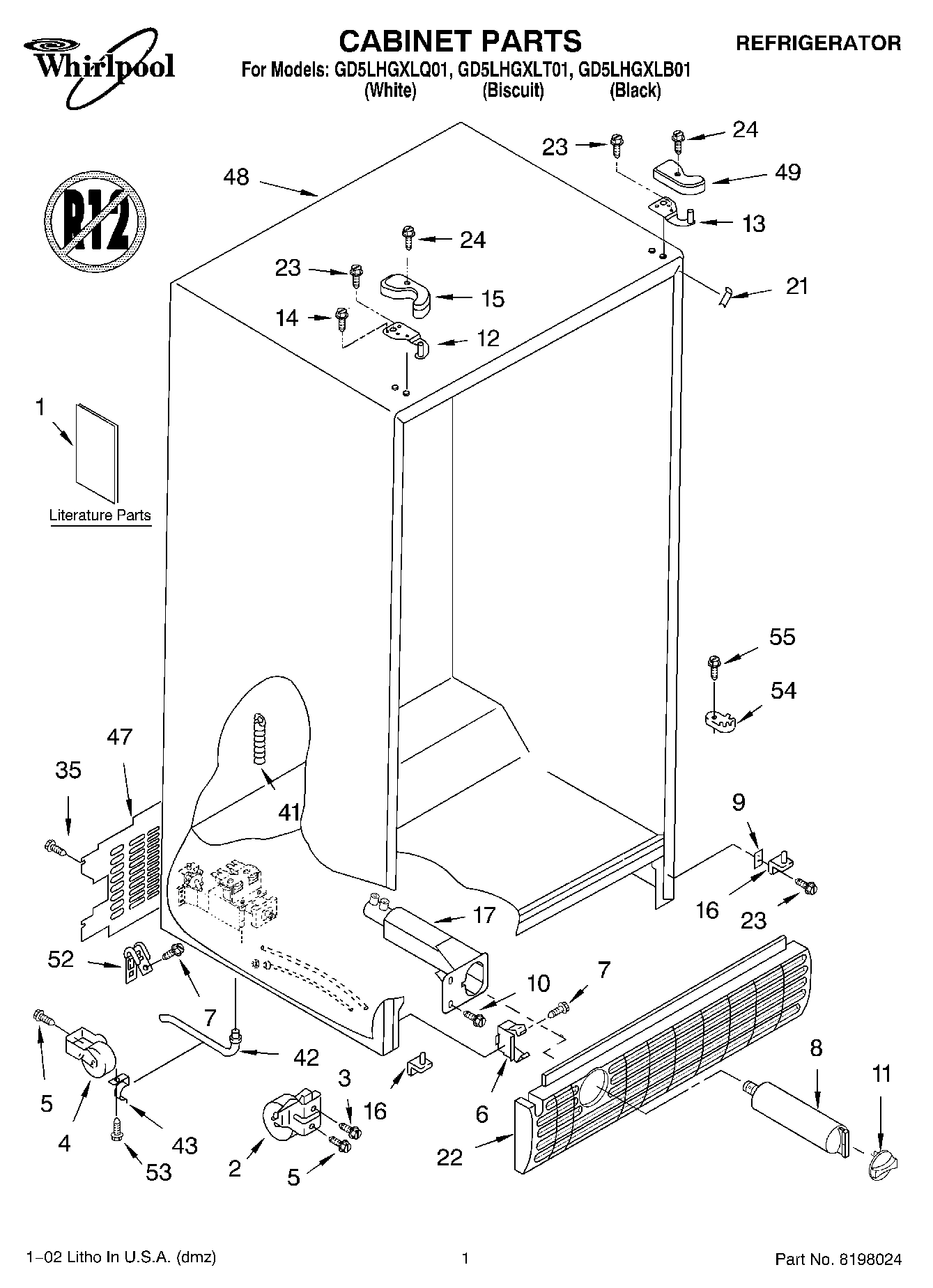 01 - CABINET, LITERATURE