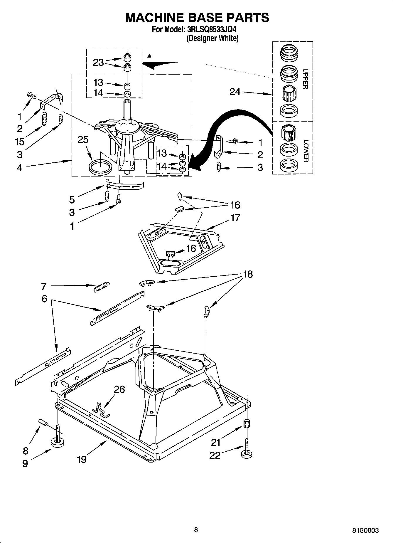 05 - MACHINE BASE PARTS