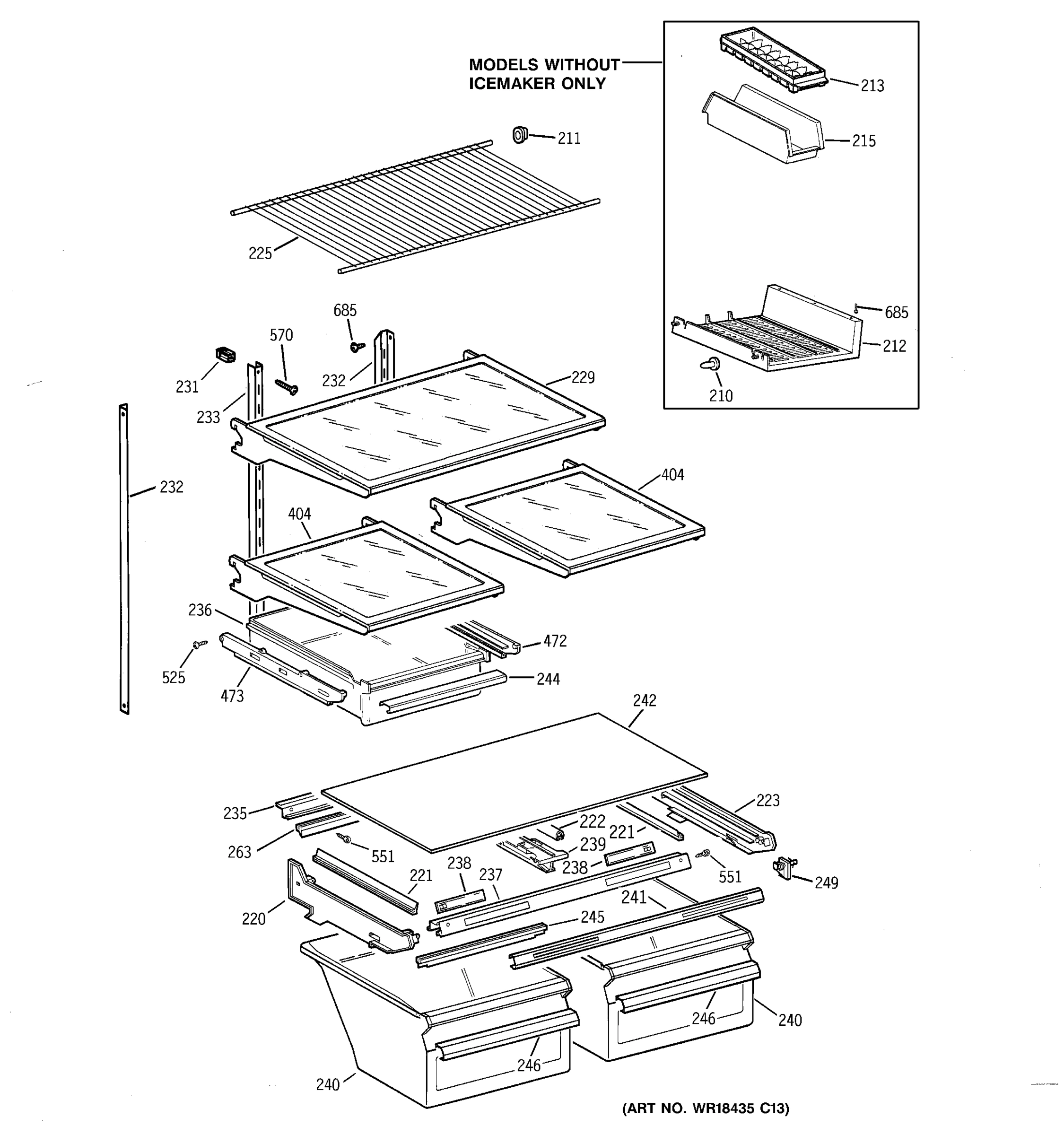 SHELF PARTS