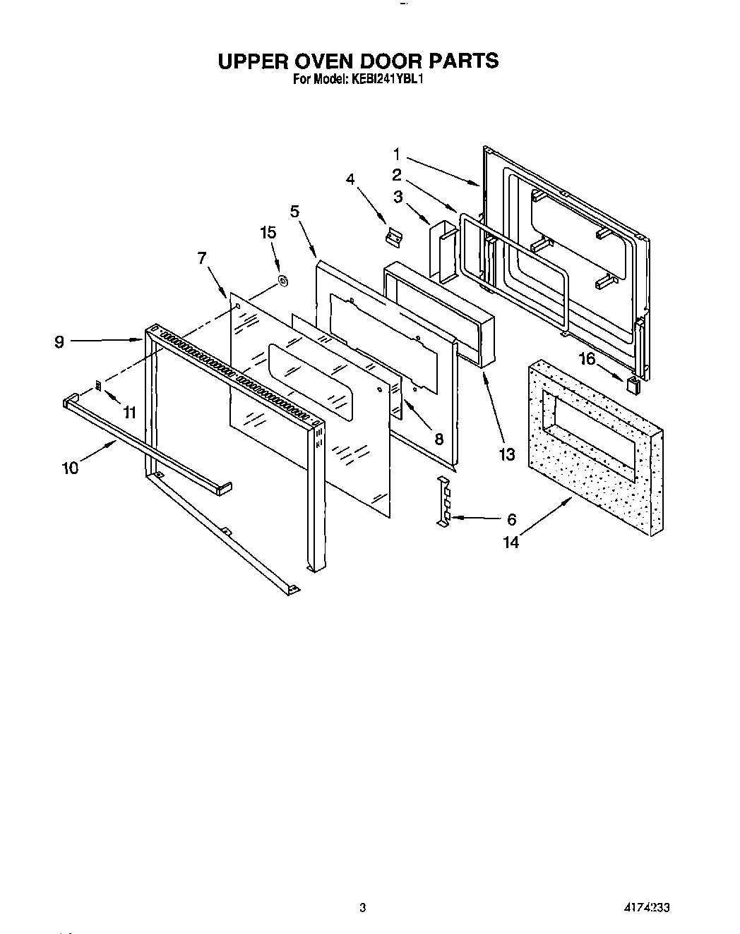 03 - UPPER OVEN DOOR