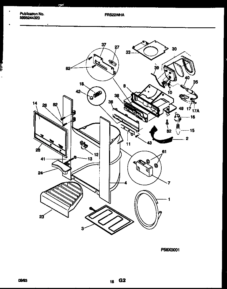 10 - ICE DOOR, DISPENSER AND WATER TANKS