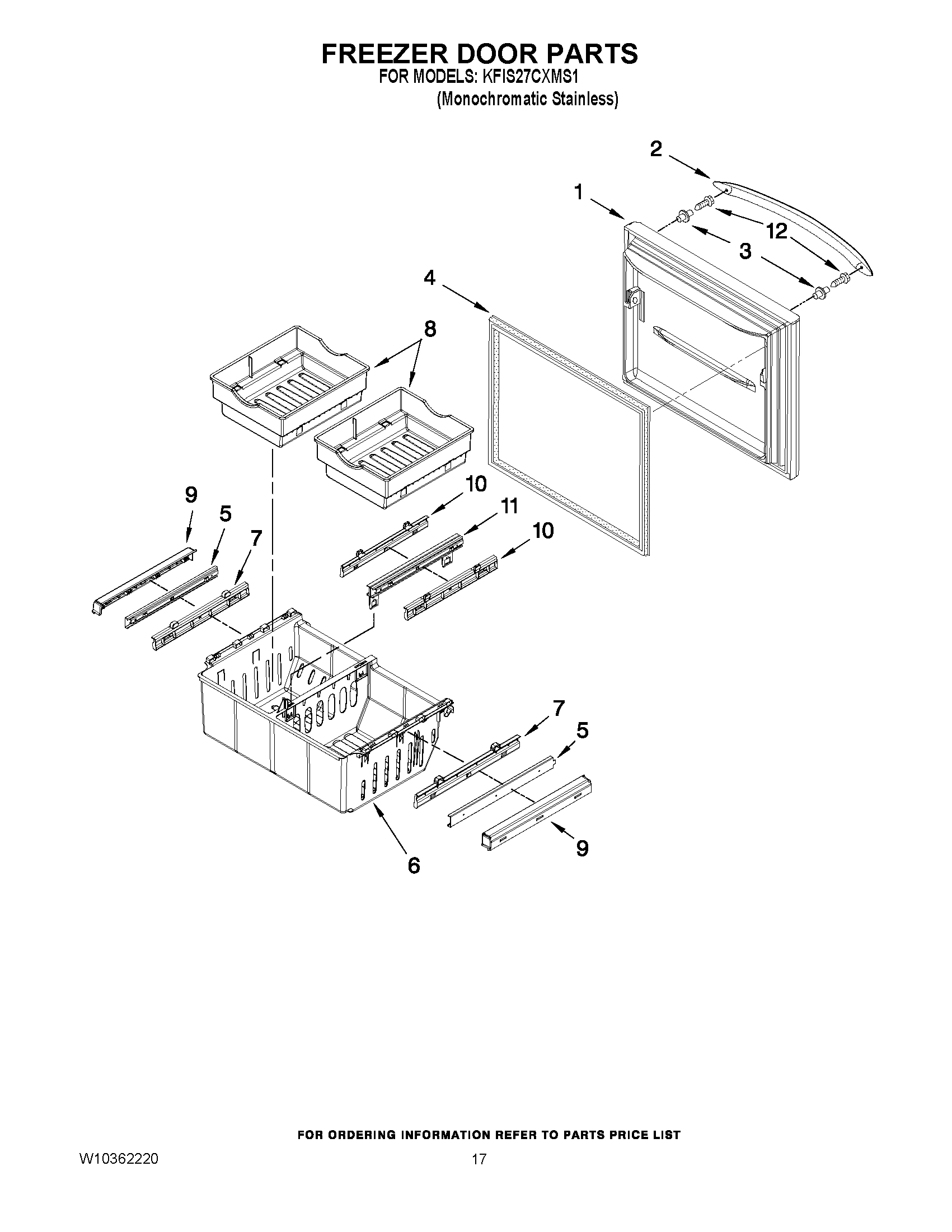 09 - FREEZER DOOR PARTS