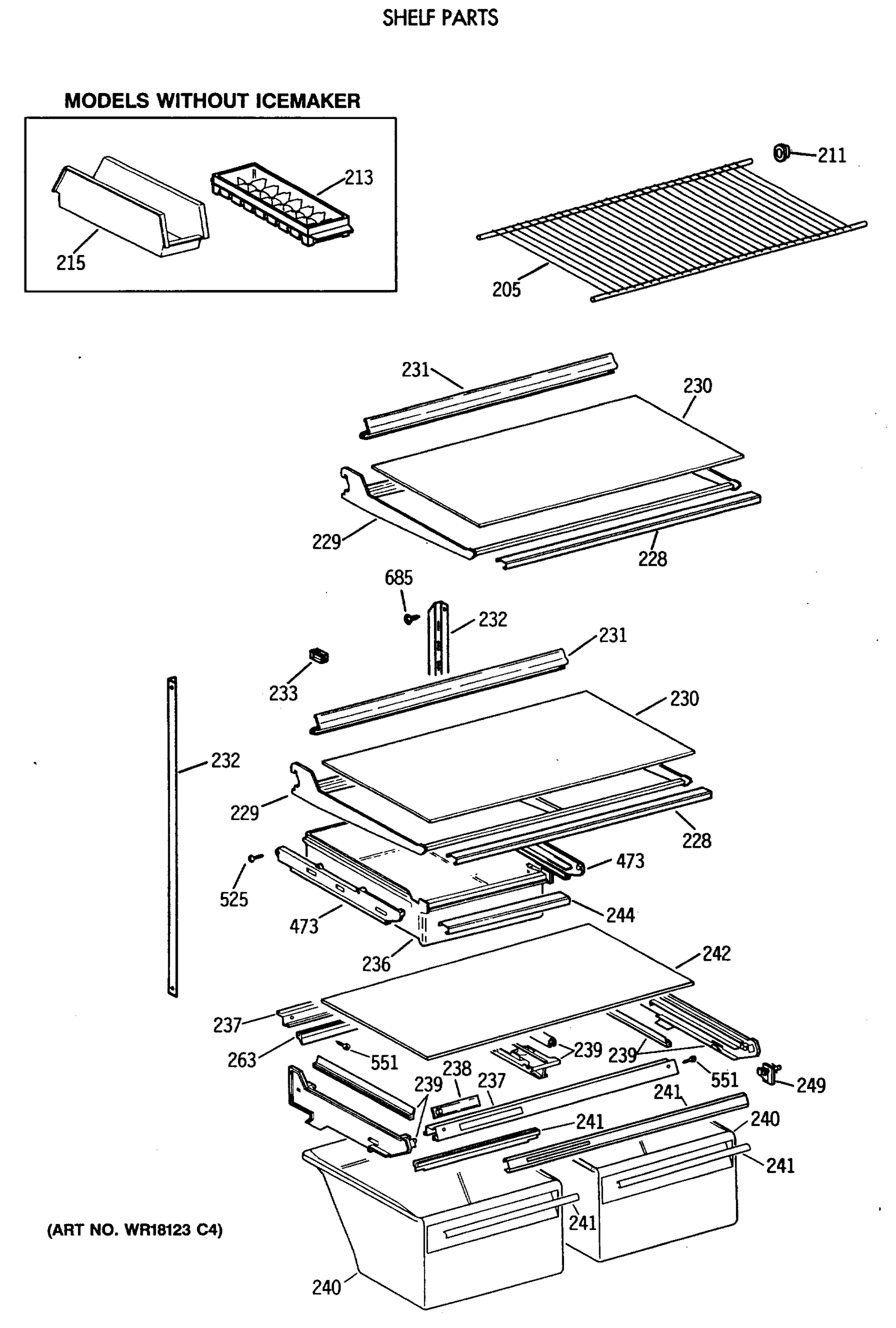 SHELF PARTS