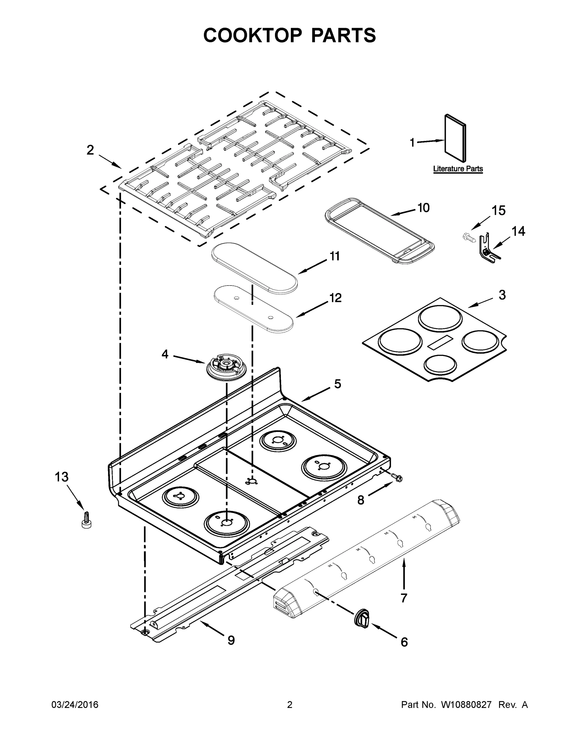 02 - COOKTOP PARTS