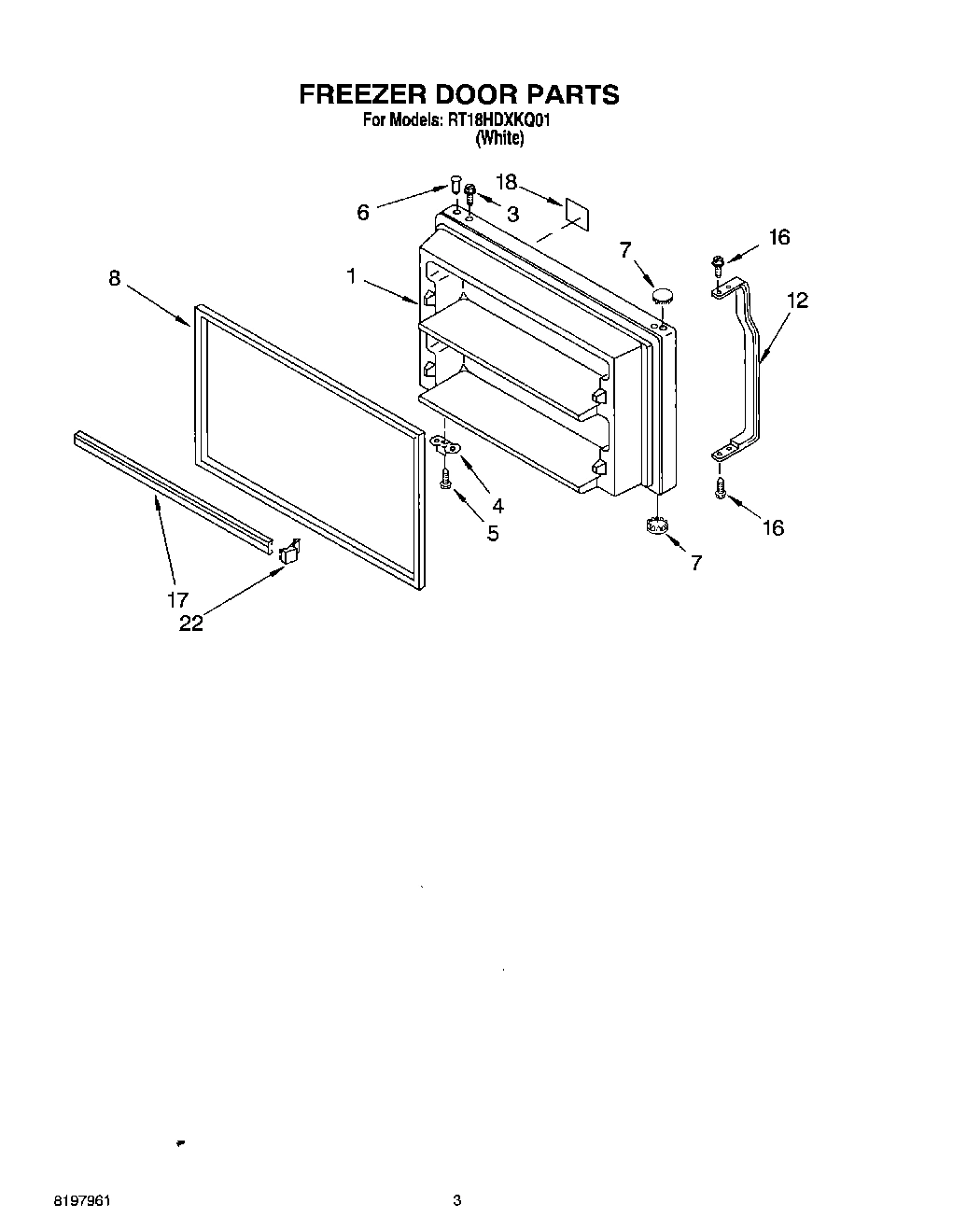 02 - FREEZER DOOR