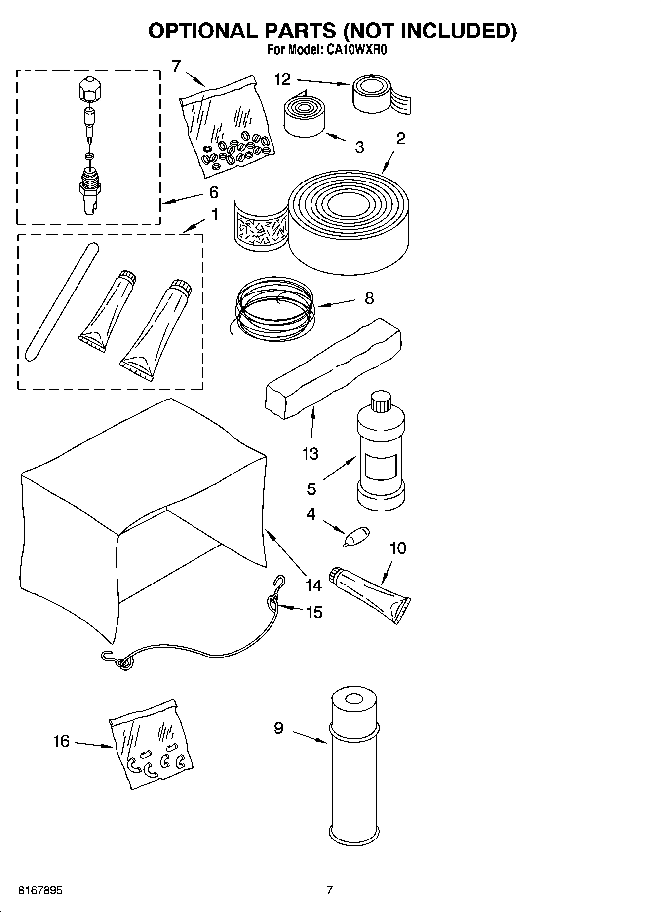 04 - OPTIONAL PARTS (NOT INCLUDED)