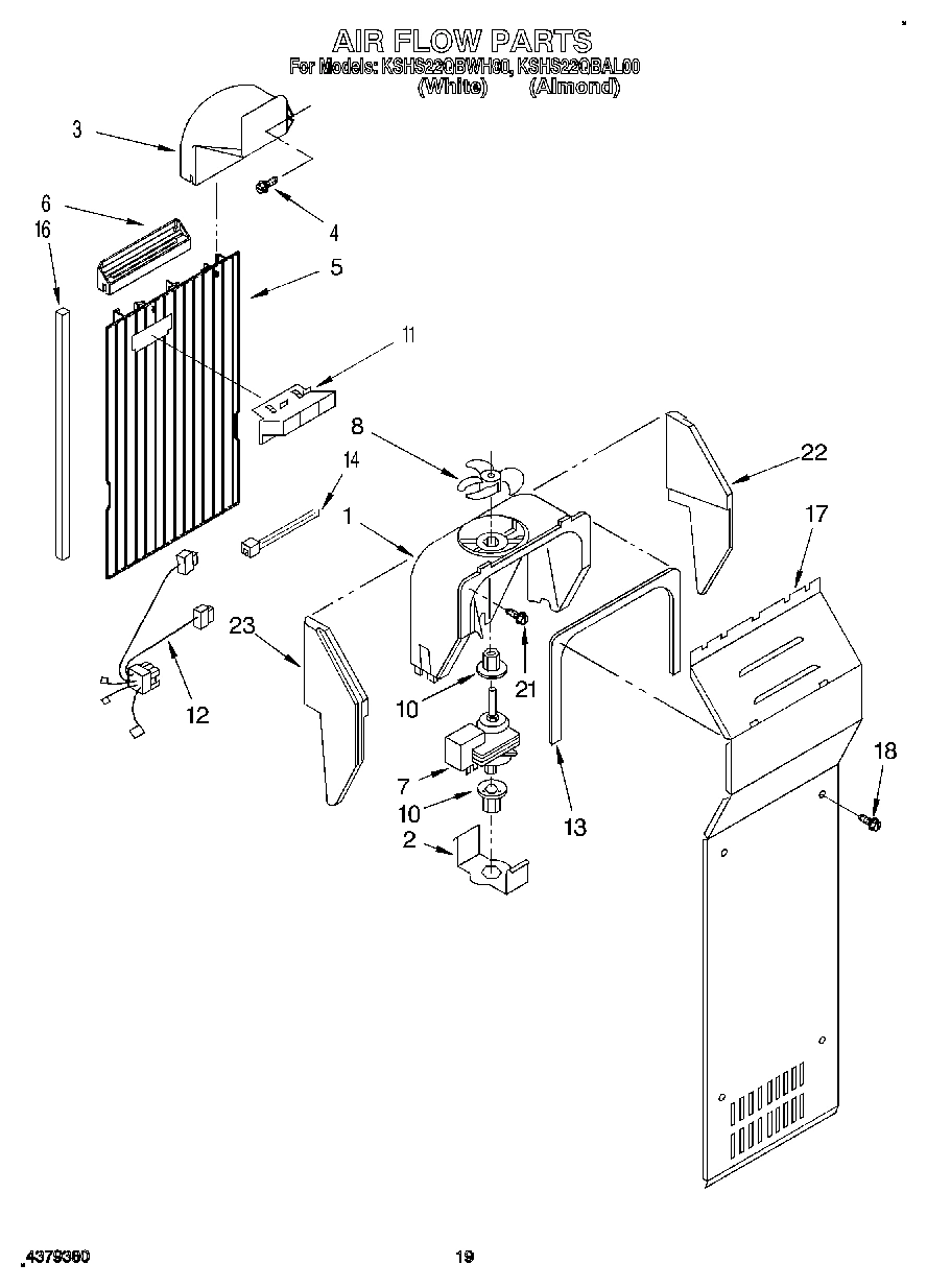12 - AIR FLOW, LIT/OPTIONAL