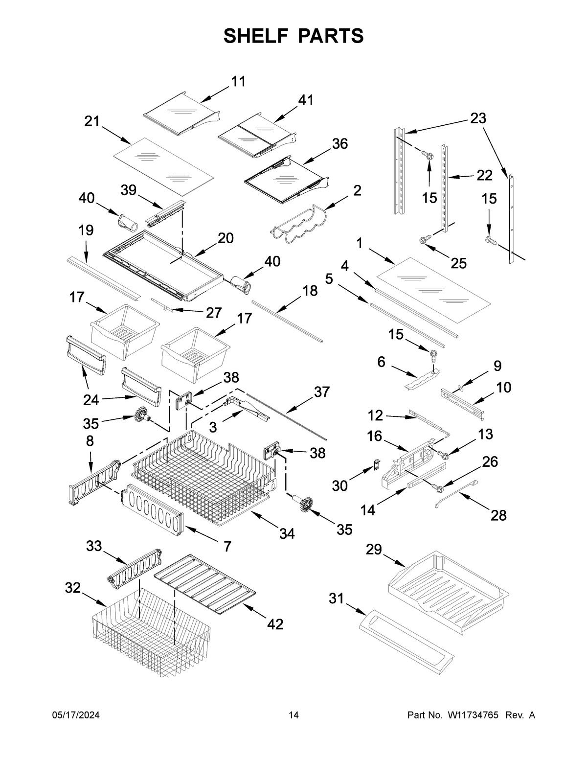 08 - SHELF PARTS