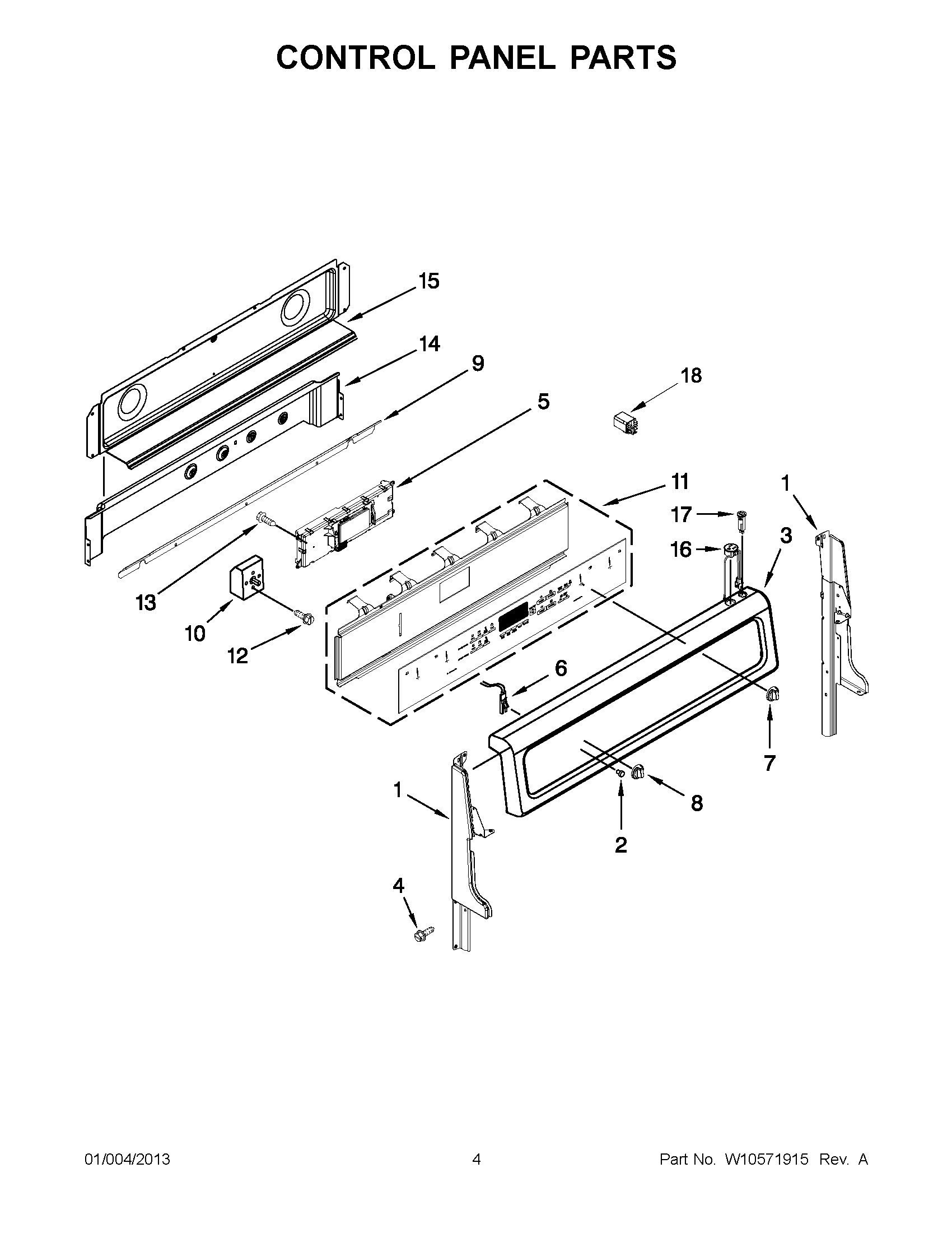 02 - CONTROL PANEL PARTS