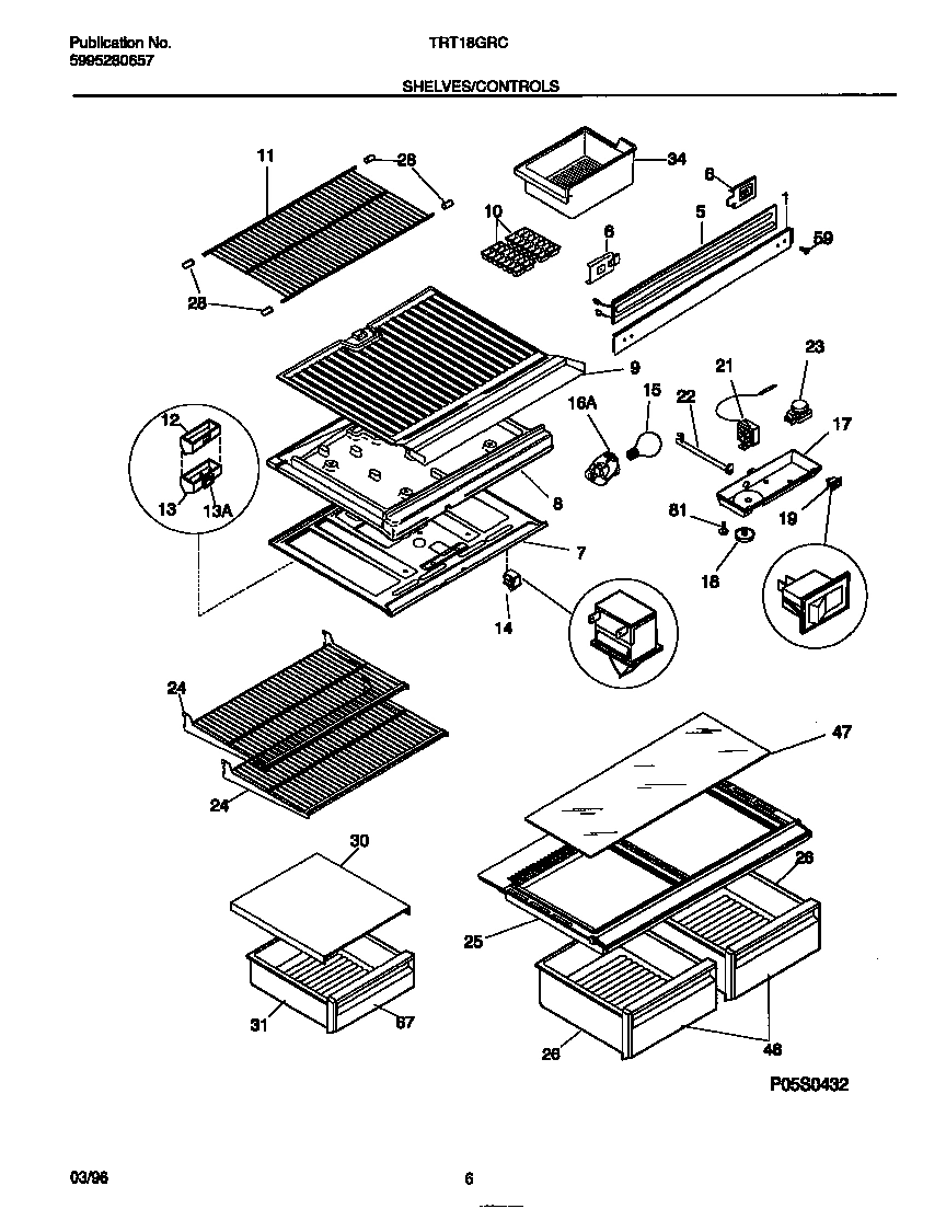 04 - SHELVES/CONTROLS