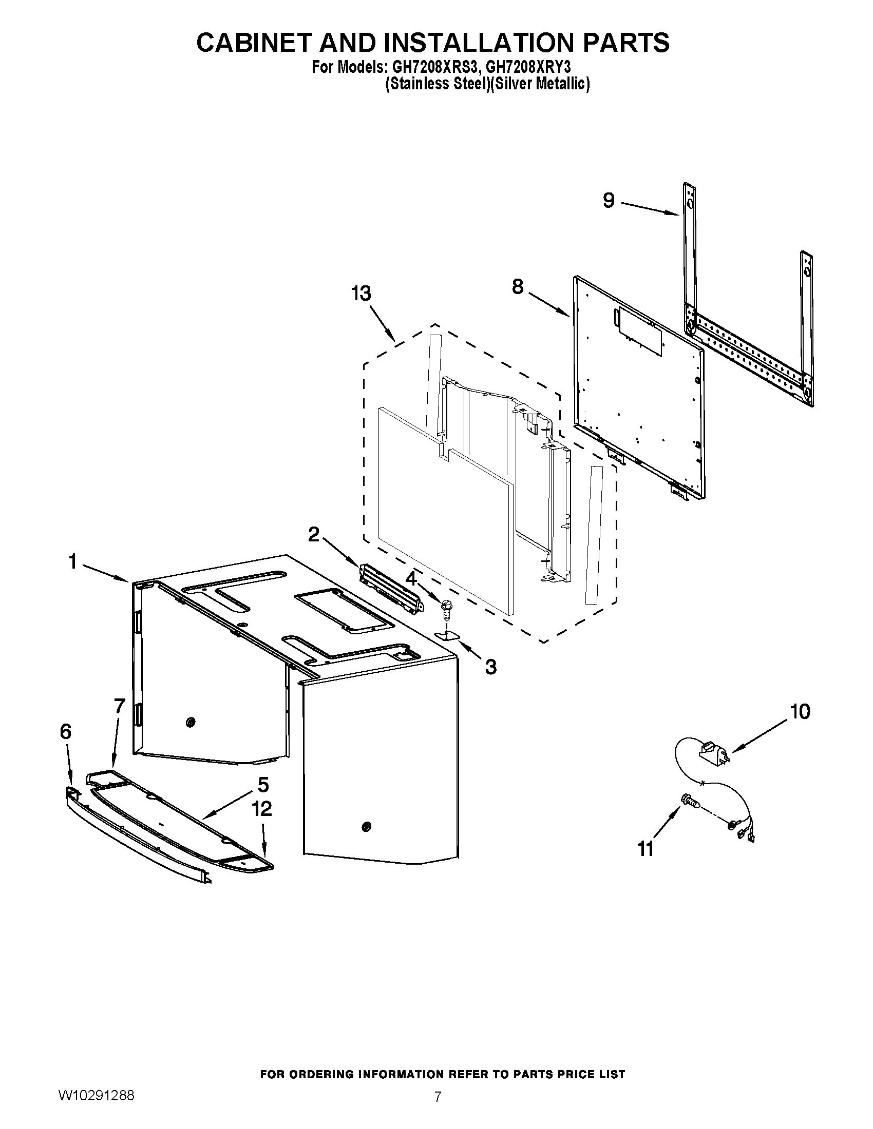 06 - CABINET AND INSTALLATION PARTS