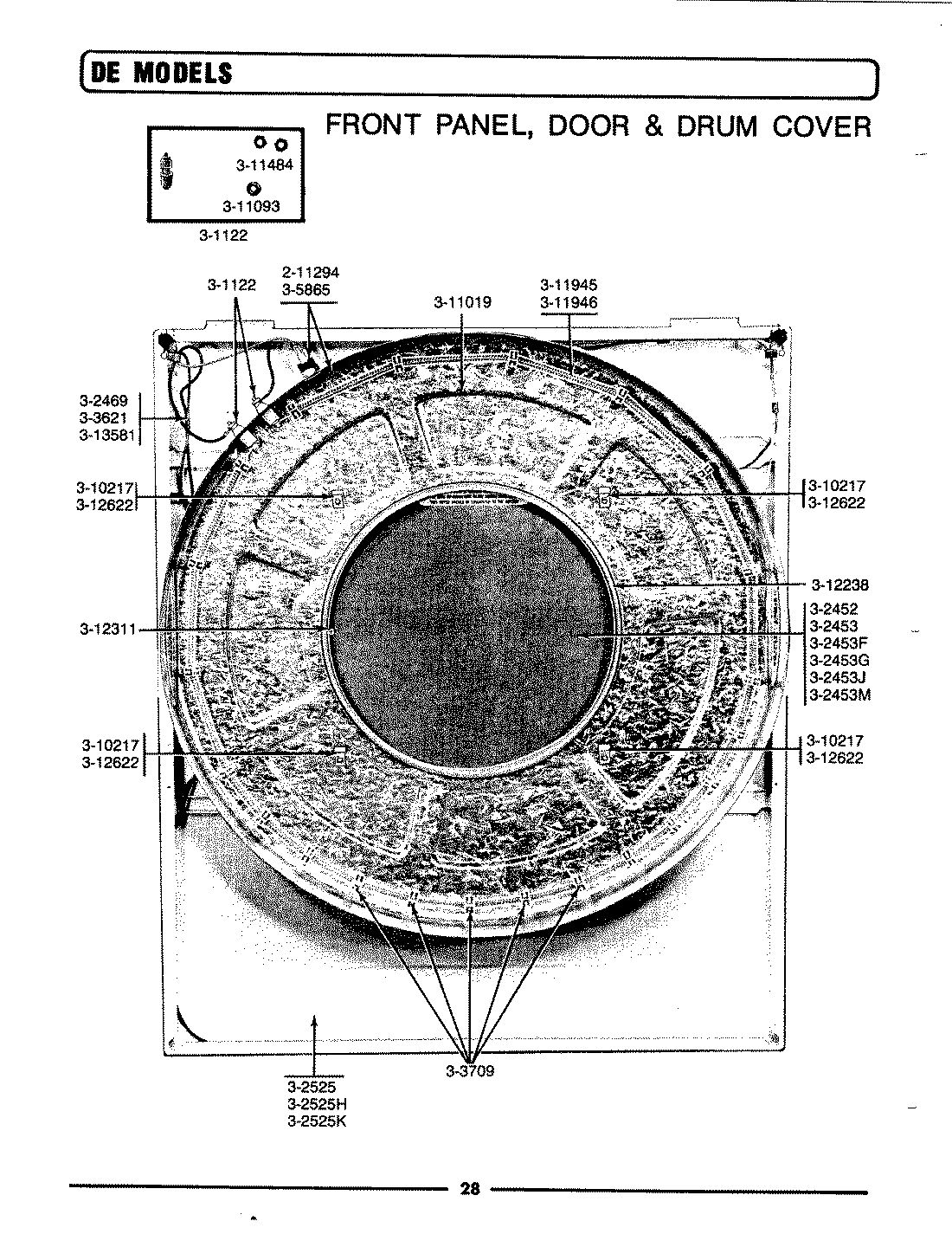 04 - FRONT PANEL, DOOR & DRUM COVER