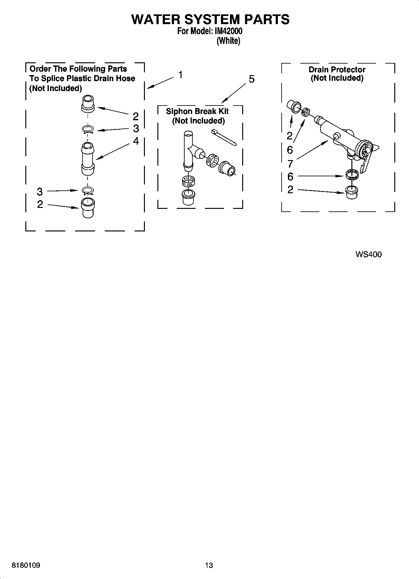09 - WATER SYSTEM PARTS