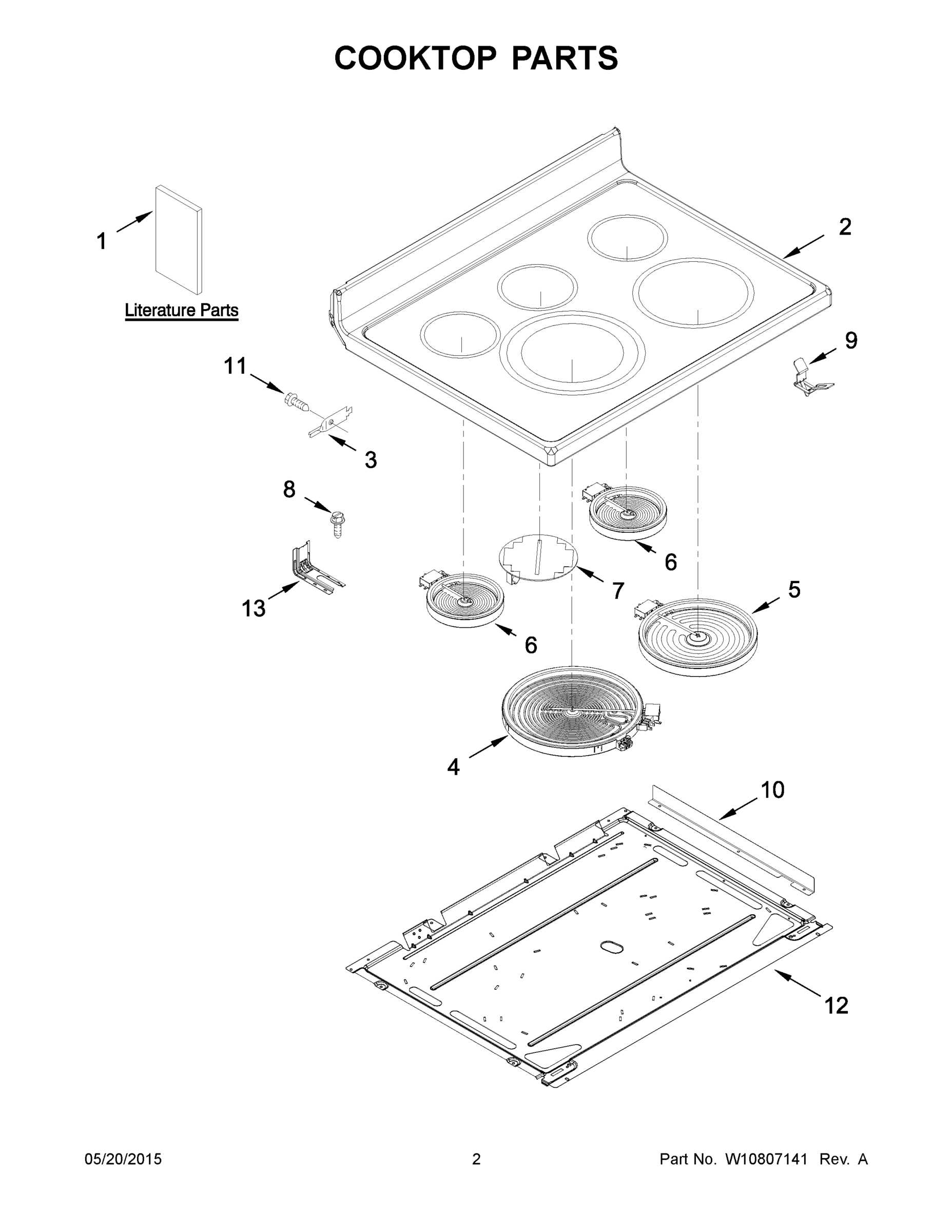02 - COOKTOP PARTS
