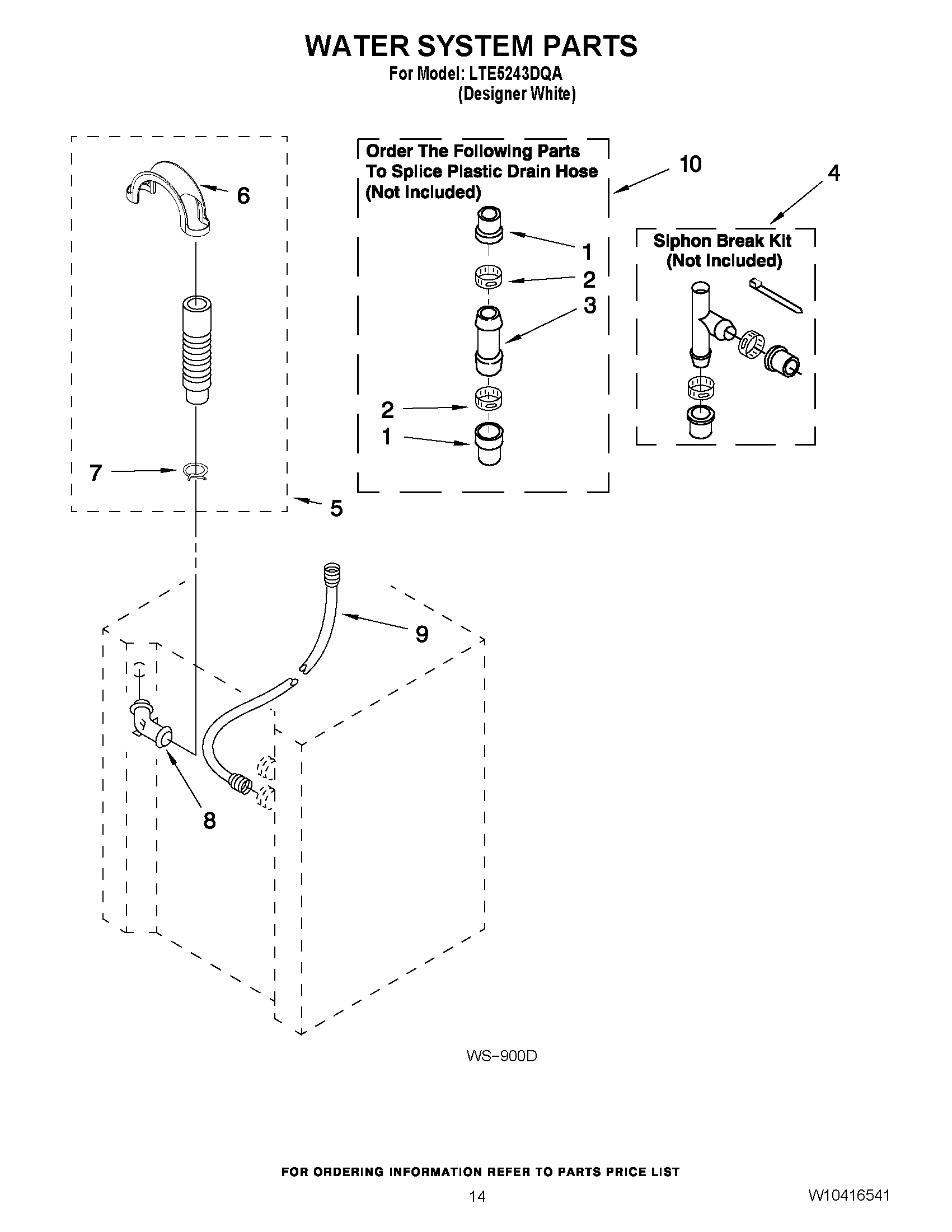 11 - WATER SYSTEM PARTS